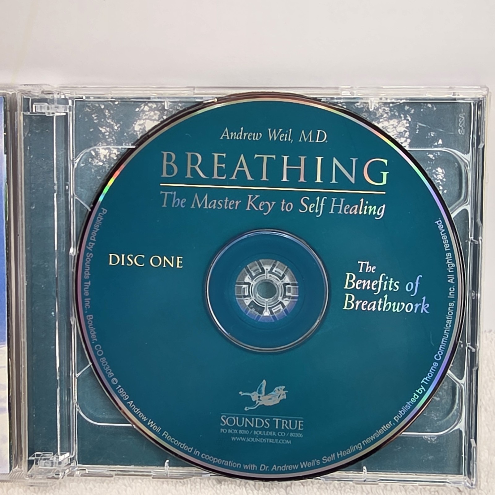 Andrew Weil M.D. Breathing: The Master Key to Self Healing 2 CD Set Mind & Body