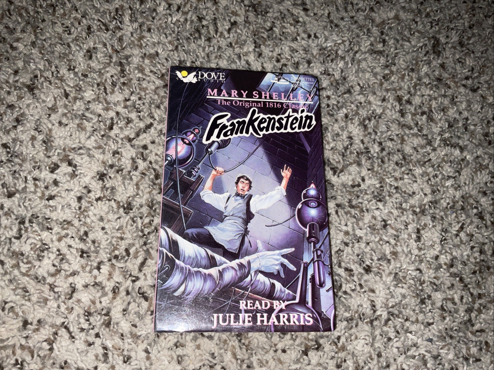 Dove Audio Cassette Mary Shelley’s Novel Frankenstein Read by Julie Harris 1992