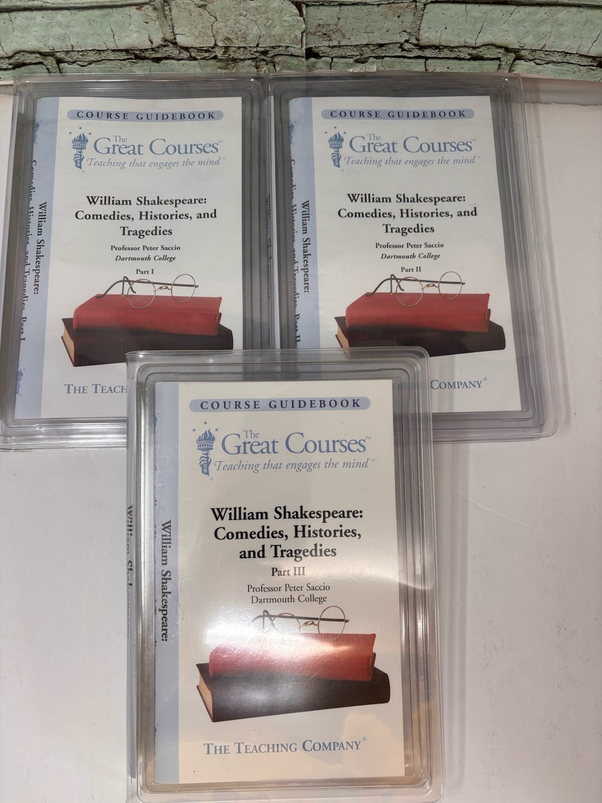The Great Courses -Shakespeare Part 1-3 Audio/Book Comedies Histories Tragedies