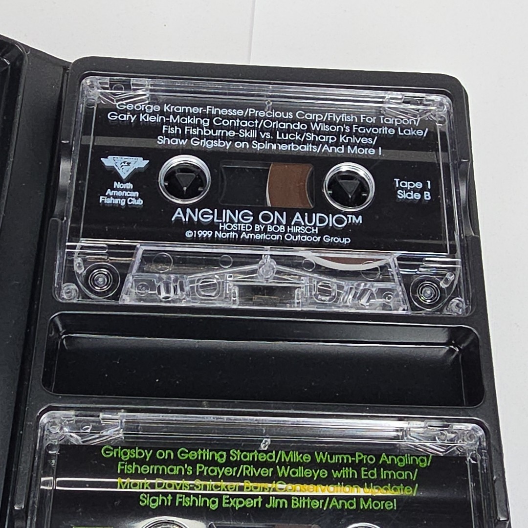 Angling On Audio Cassettes (North American Fishing Club) Bob Crupi Blue Case #5