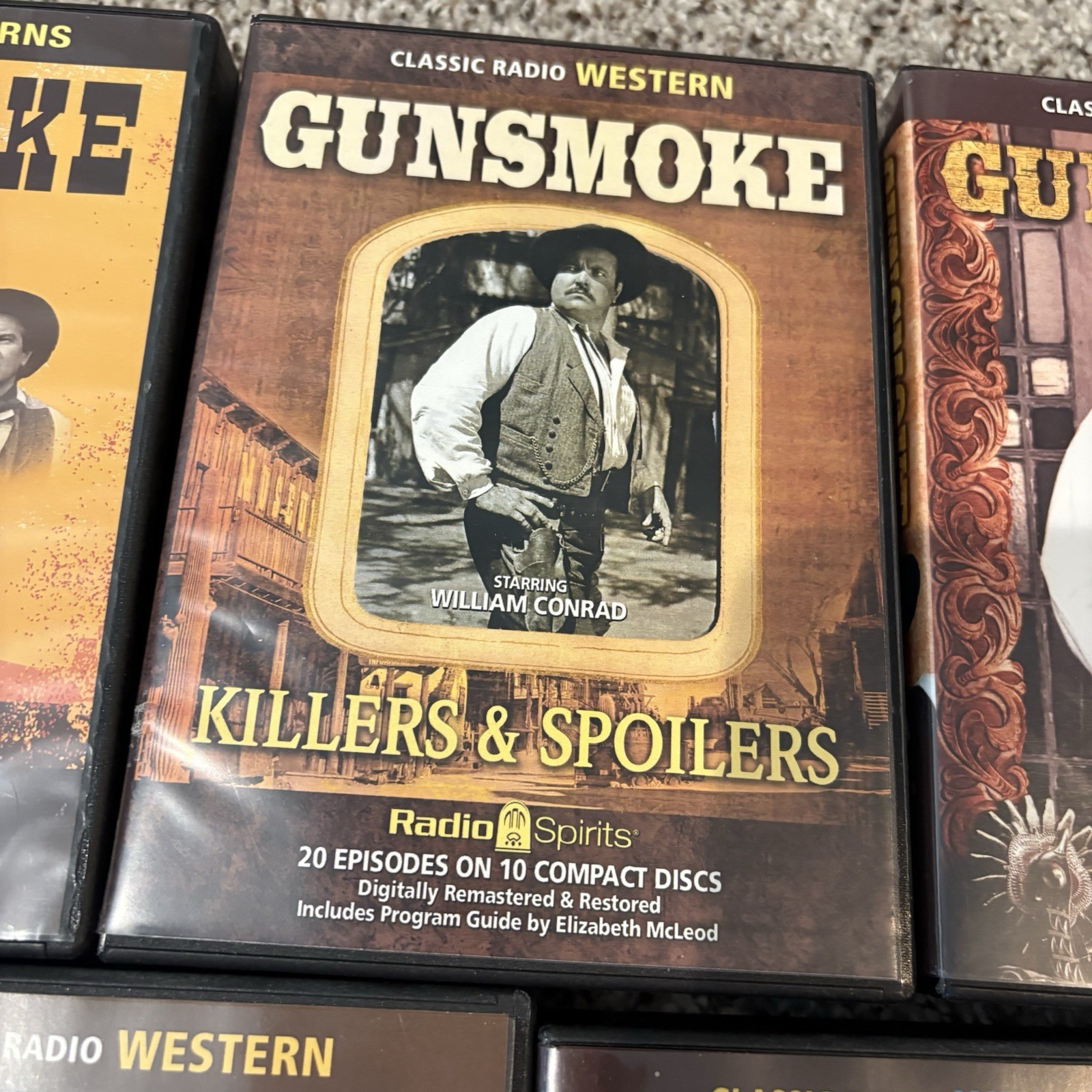 LOT OF TEN COLLECTIONS GUNSMOKE Classic Western Radio Spirits CDs