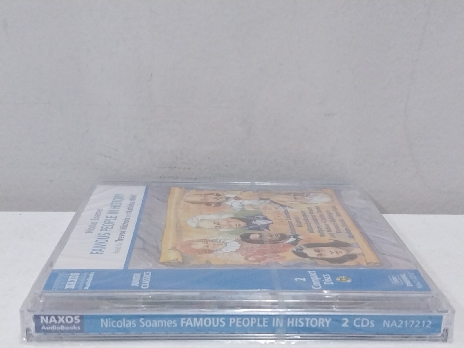 FAMOUS PEOPLE IN HISTORY Nicolas Soames CD Set Junior Classics Nichols Wolf NEW