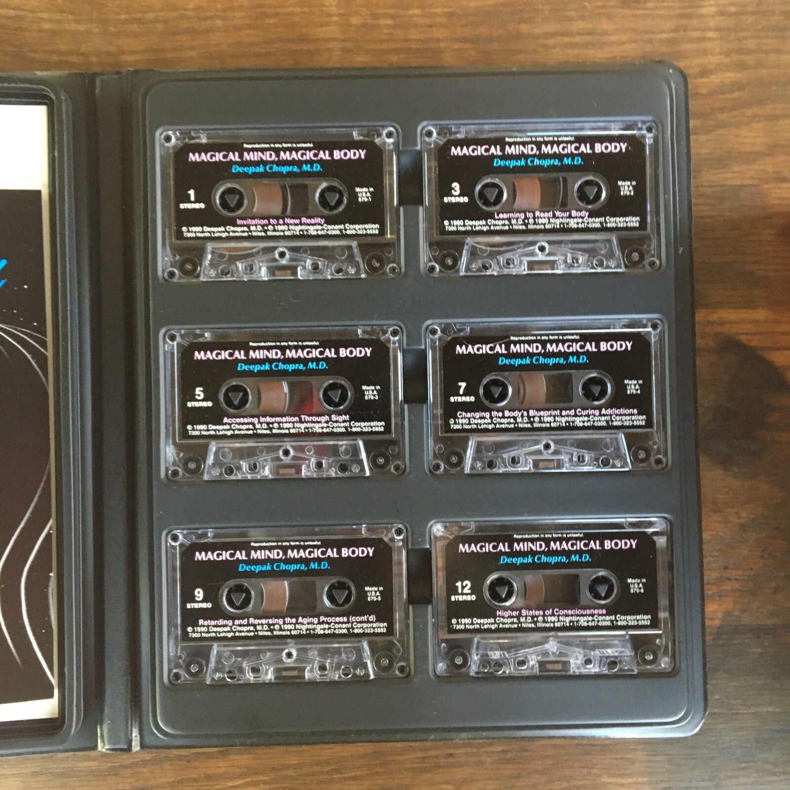 Magical Mind Magical Body: Mastering Connection- Deepak Chopra 6 Cassettes 1990