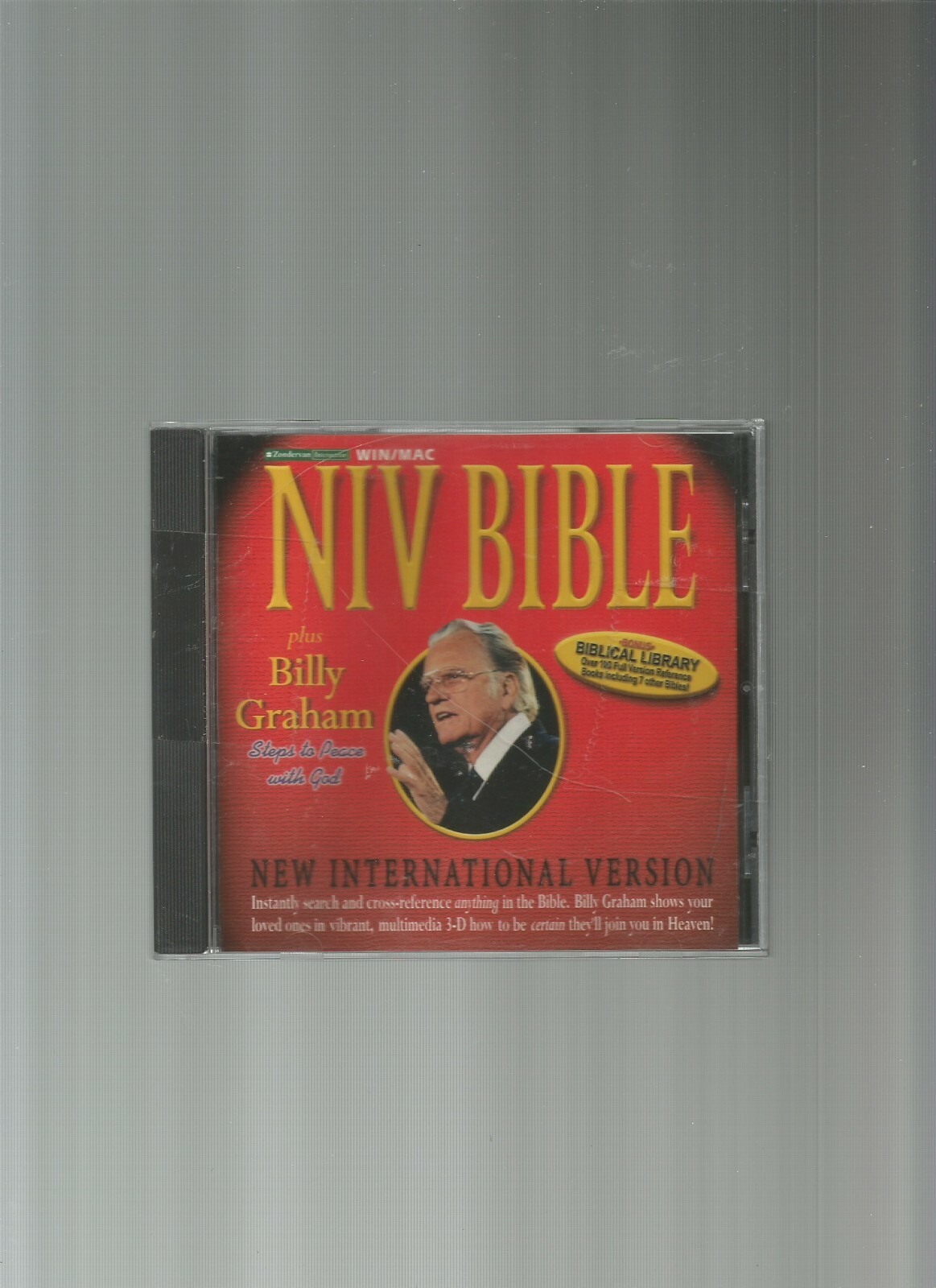 NIV Bible Billy Graham New International Version (Win/Mac), VG