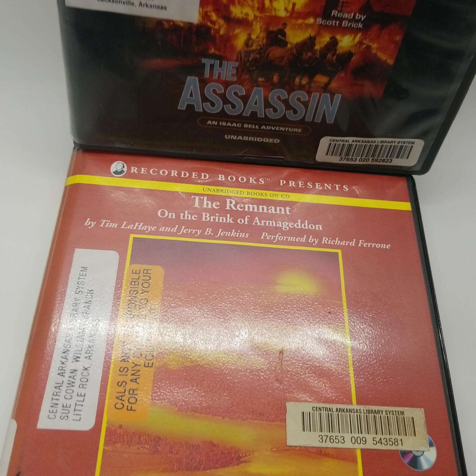 The Assassin Clive Cussler UNABRIDGED 2 Audiobook CDs & THE REMNANT ON THE BRINK