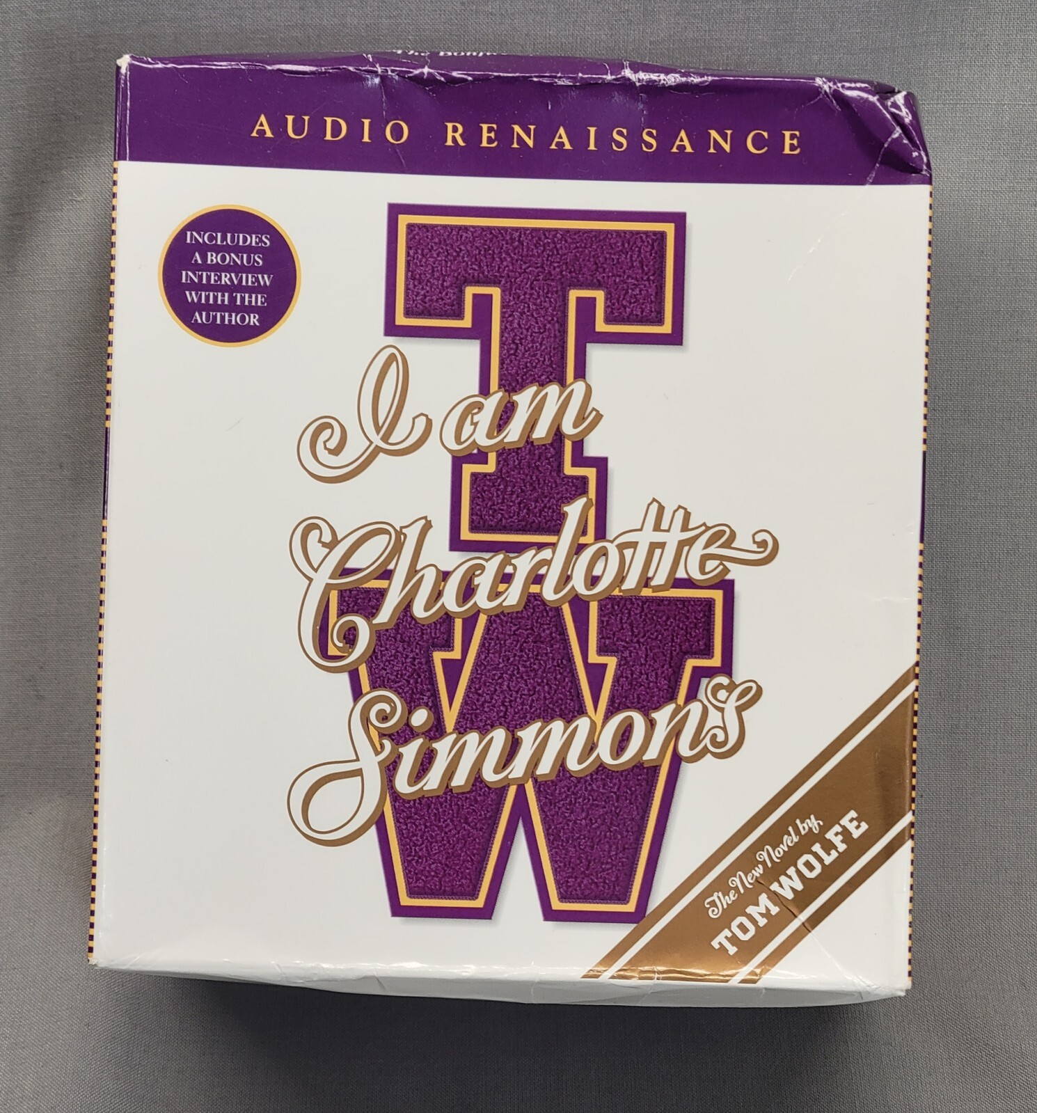 I Am Charlotte Simmons by Tom Wolfe read by Dylan Baker Audiobook 25 CDs Unabrid