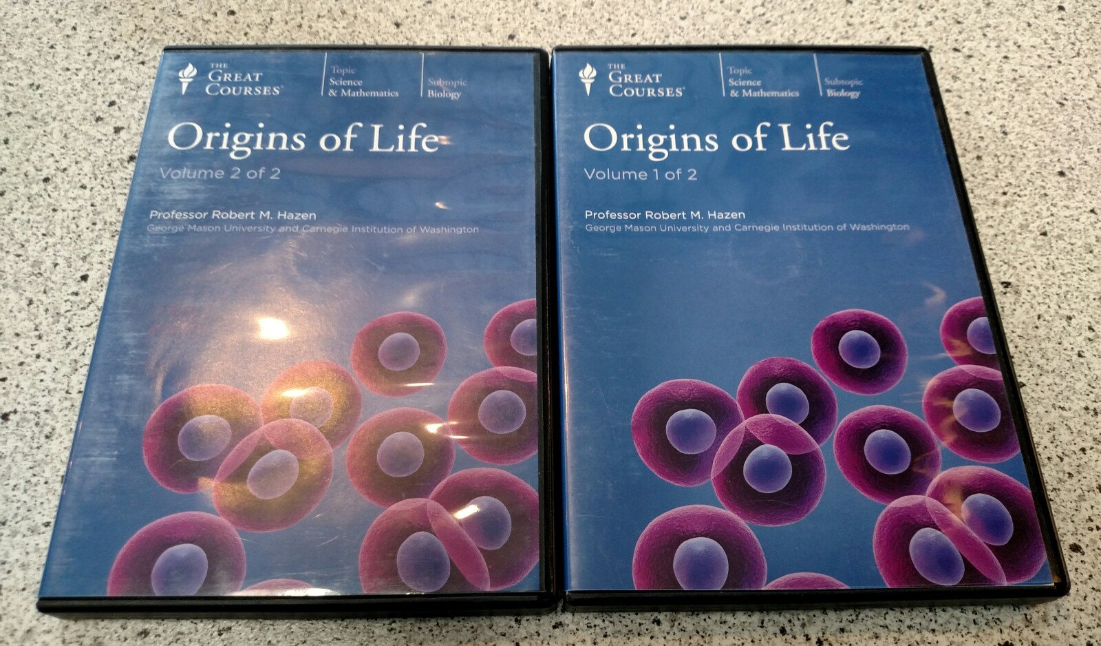 Origins of Life I-II (2005, CD) the great courses 2 volumes — 12 CD’s — hazen