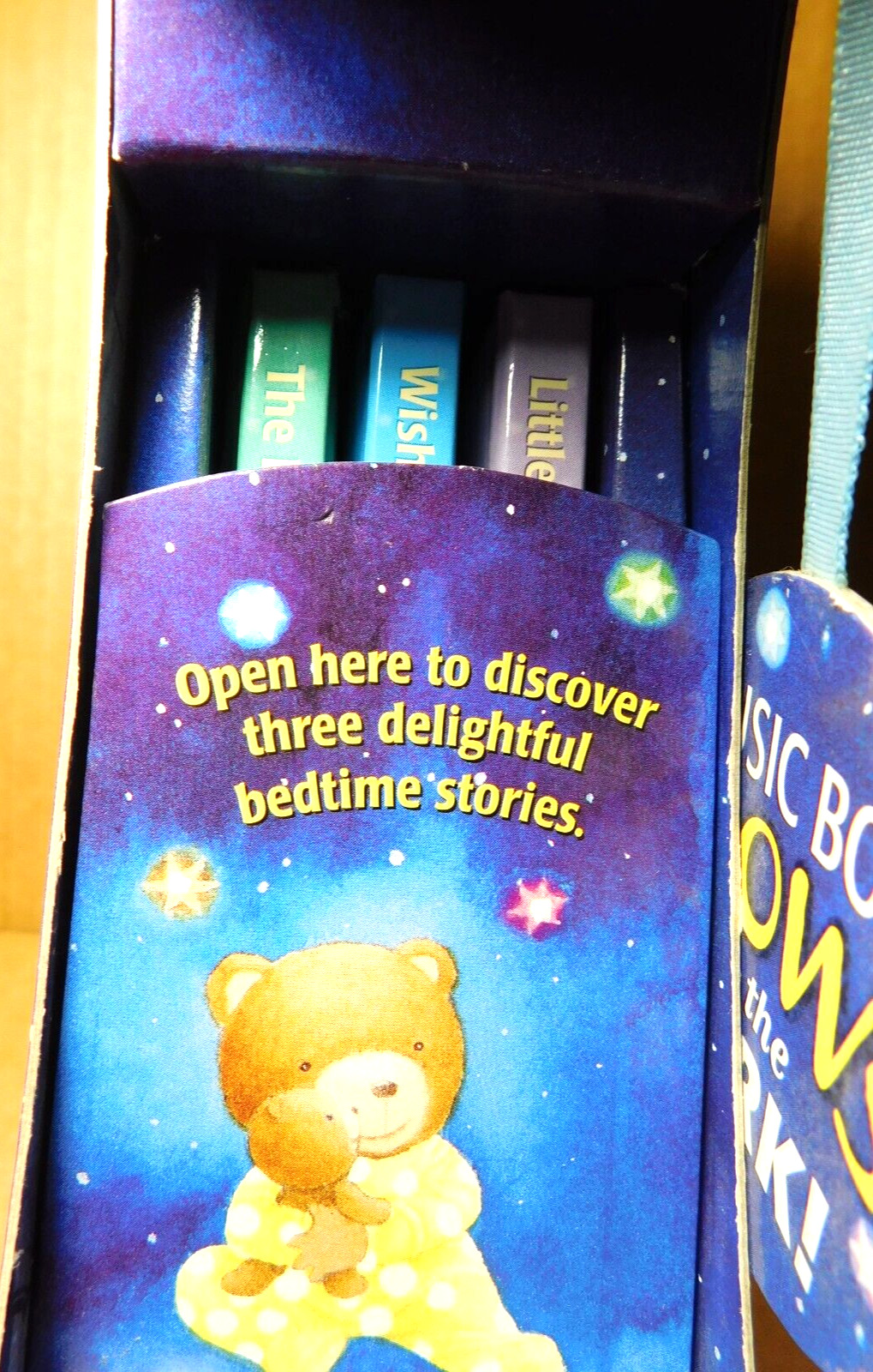 Tormont Publication Inc~Make A Wish Little Bear! Music Box Glow In The Dark 2002