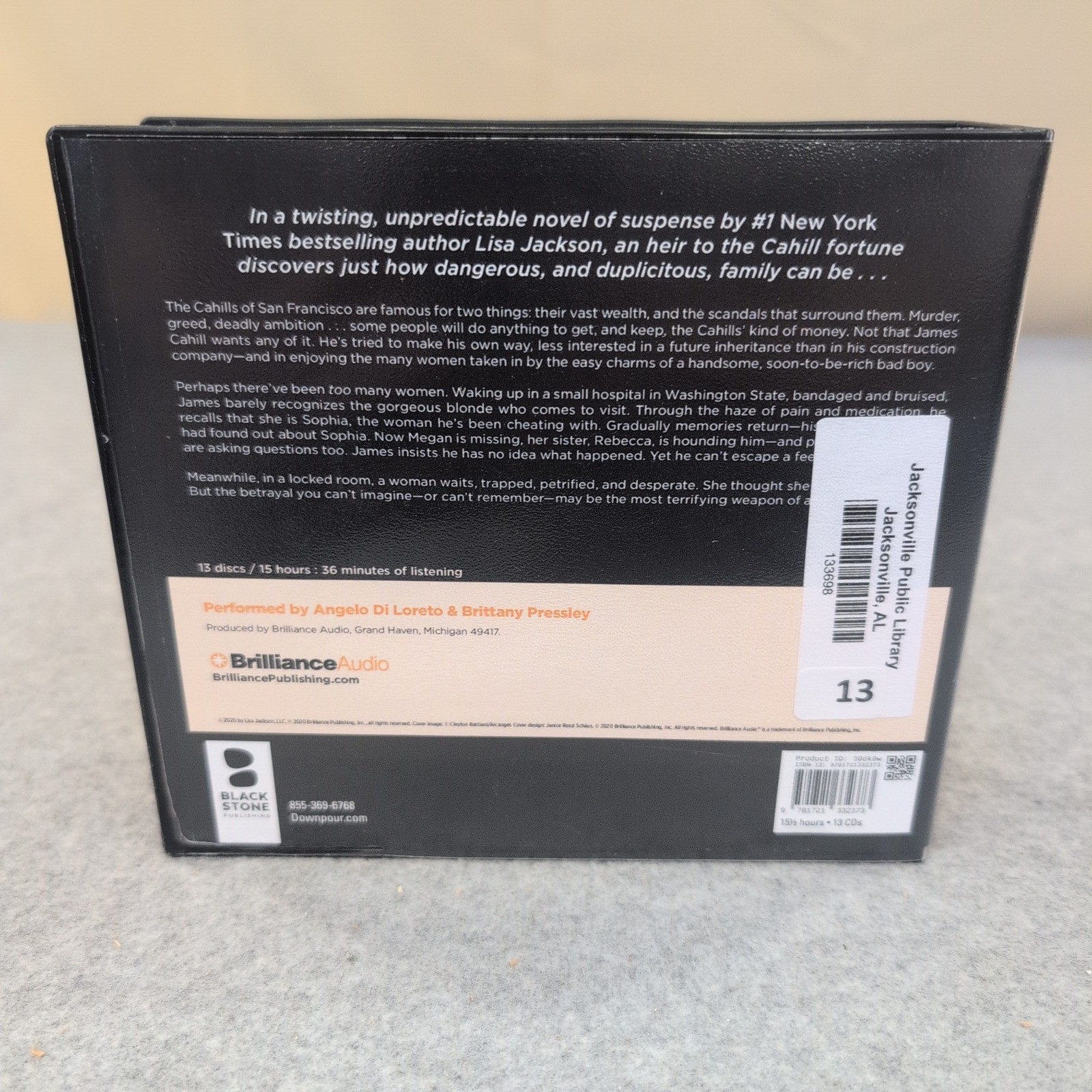 Lisa Jackson You Betrayed Me Audiobook 13 CD Set Unabridged Suspense Mystery