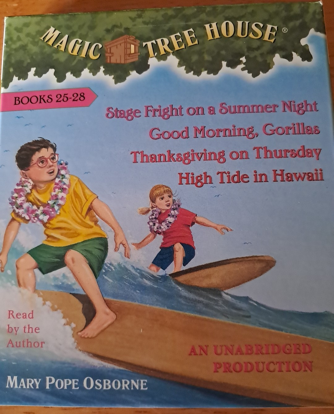 Magic Tree House AUDIOBOOK books# 25-28 by Mary Pope Osborne
