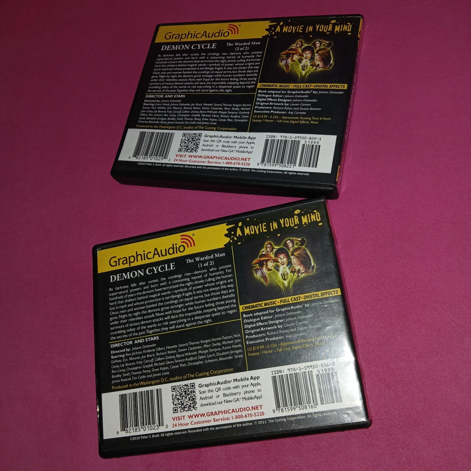 Peter V. Brett Demon Cycle The Warded Man (Parts 1 & 2, 12 CDs, GraphicAudio)