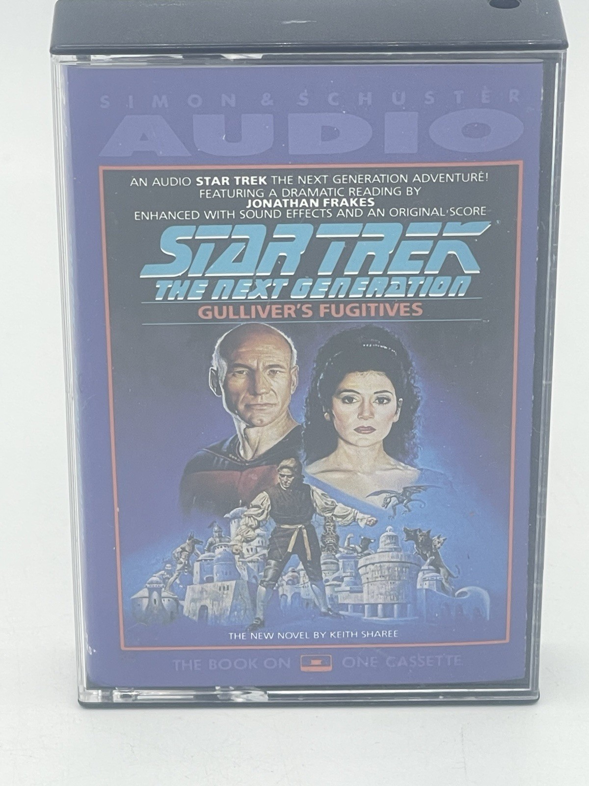 Star Trek The Next Generation Gulliver’s Fugitives Audio Cassette -1990 Set of 1