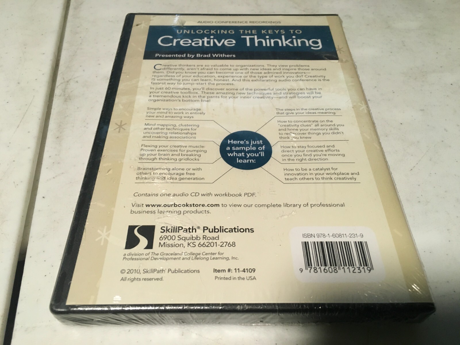 Unlocking The Keys To Creative Thinking Audio Cd Brand New