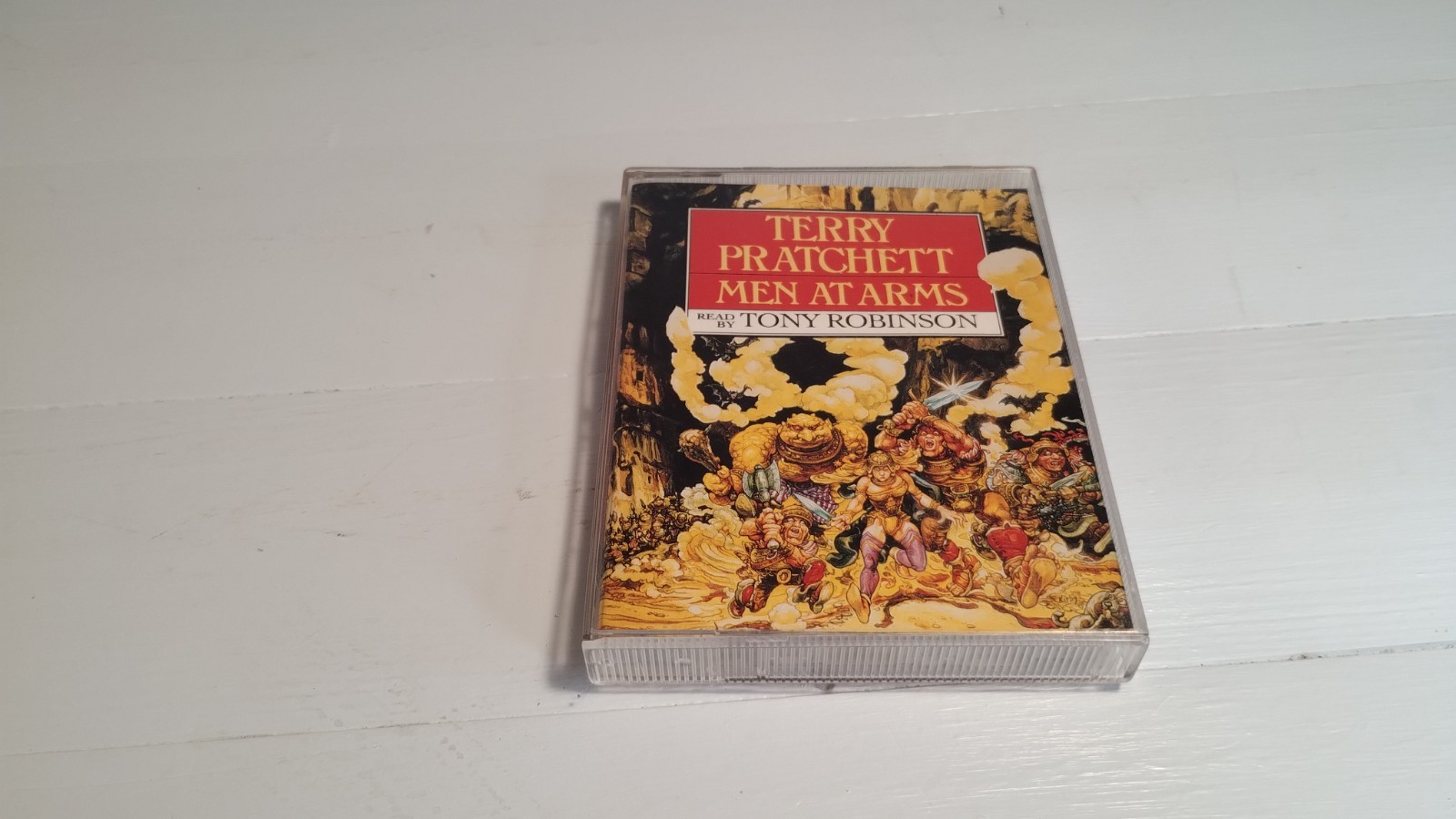 Men At Arms by Terry Pratchett 1996 2 Audio Cassettes read by Tony Robinson