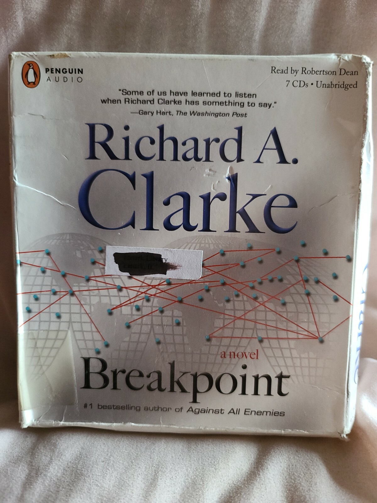 Shelf191 Audiobook~breakpoint- Richard a. Clarke- unabridged