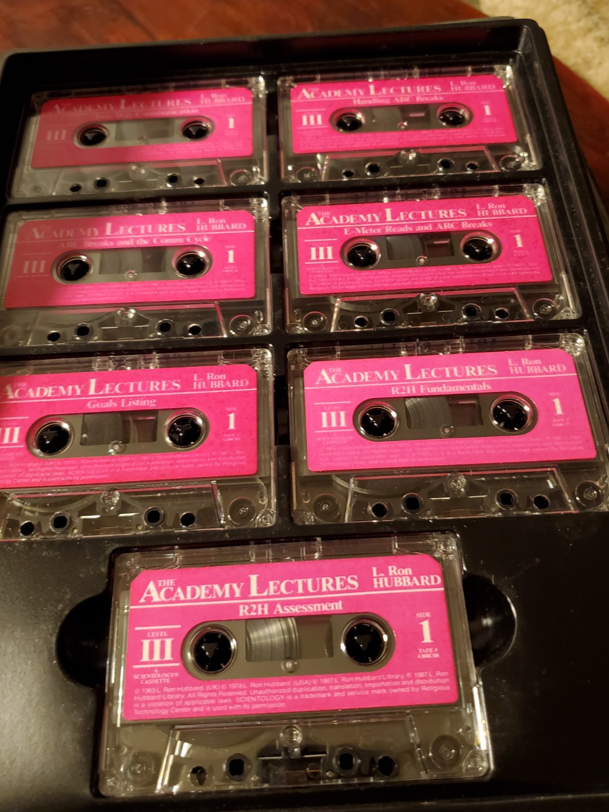 L Ron Hubbard Lectures Academy Level 0-3 Scientology Auditor Course Tapes Rare