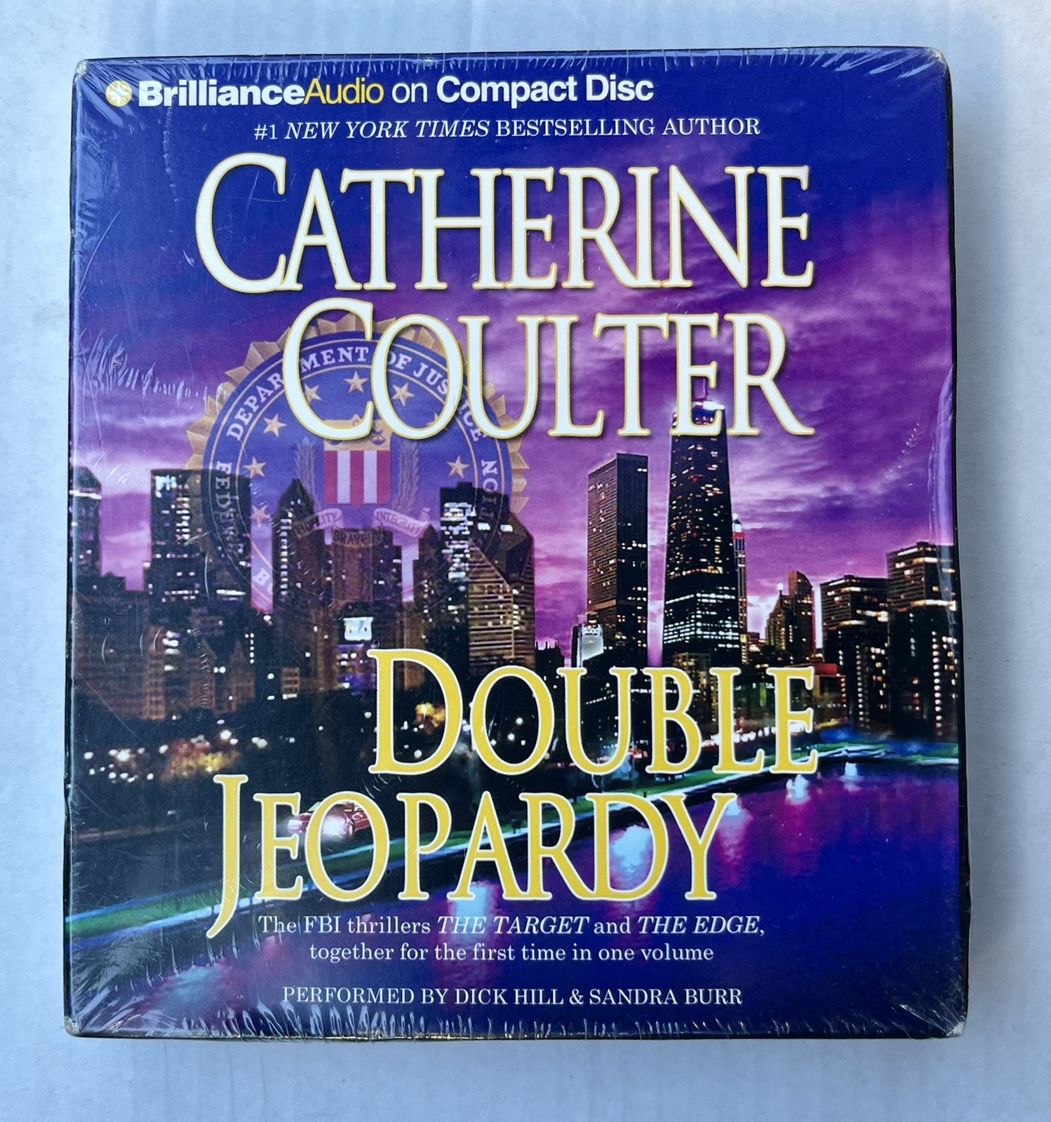 Catherine Coulter, Double Jeopardy Audio CD The Target, The Edge, FBI Thriller