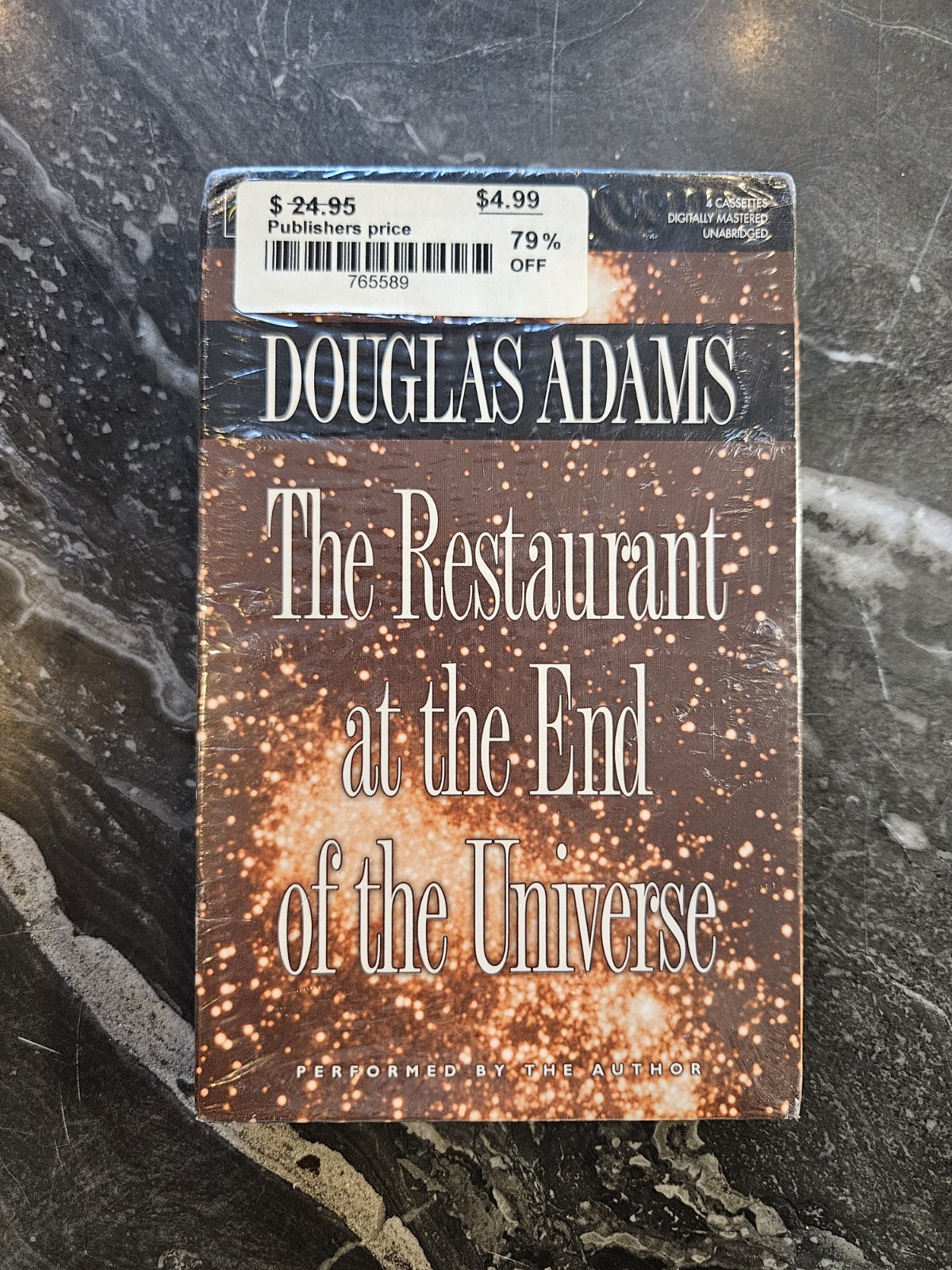 LOT 3 Douglas Adams Hitchhikers Guide Audiobooks — 2 SEALED — Read by Author