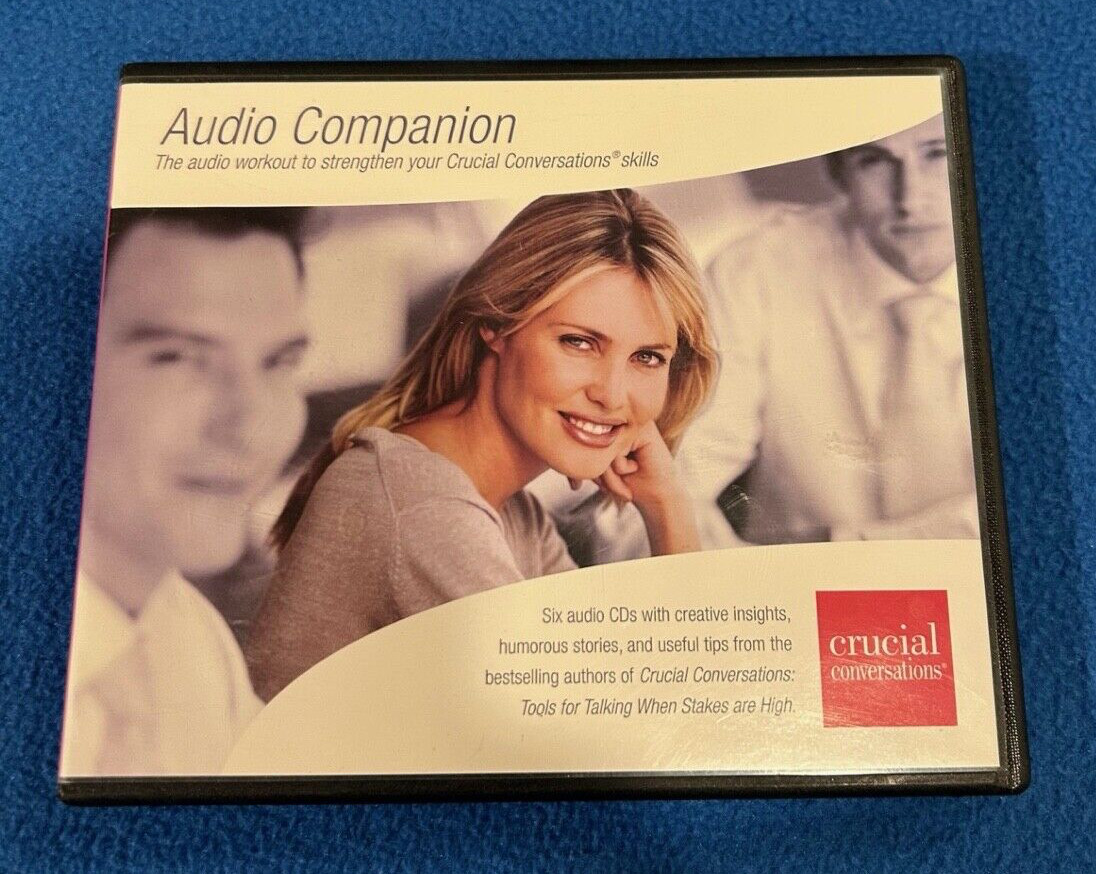 Crucial Conversations Audio Companion by Vital Smarts AUDIO CD 6-Disc Set