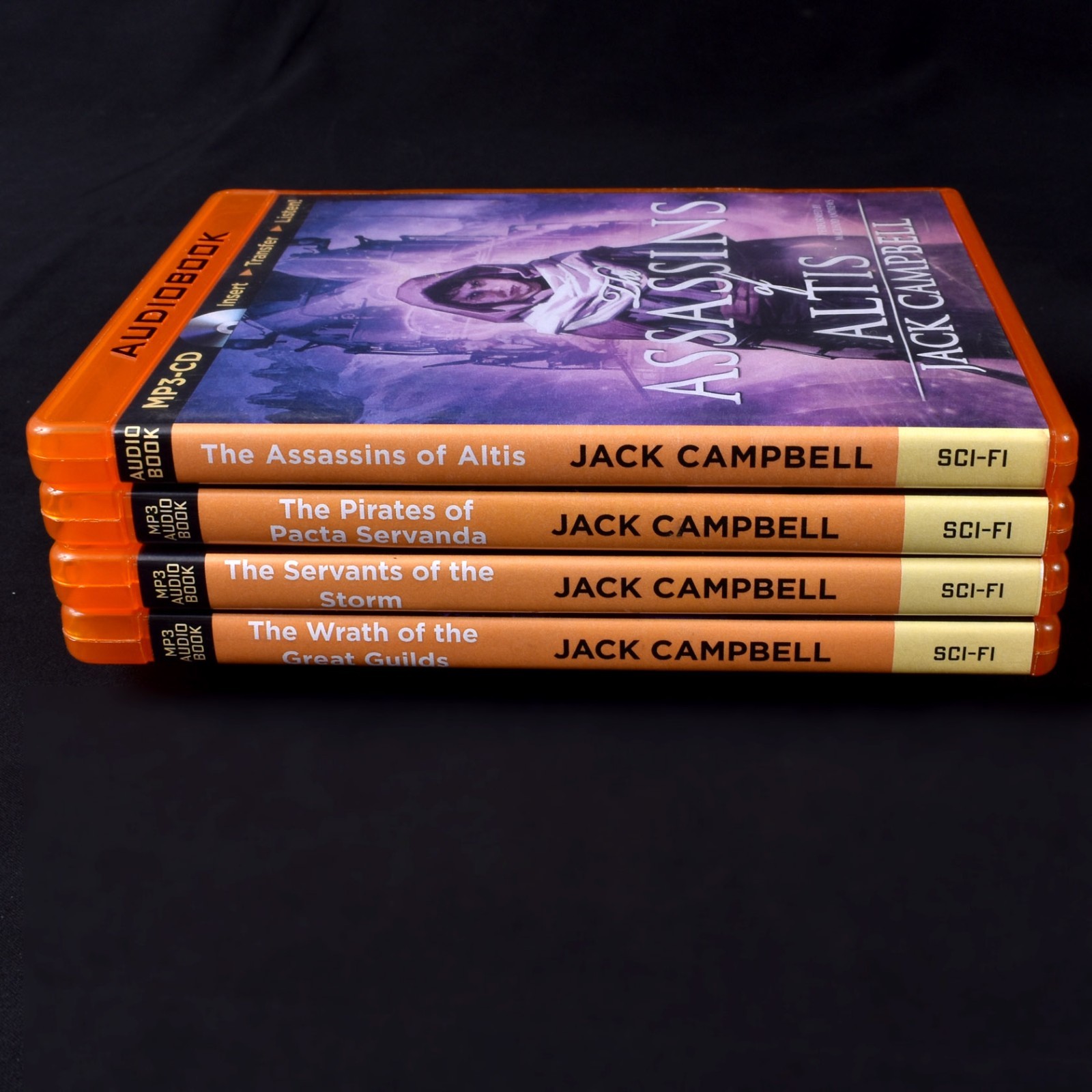 MP3 CD Audiobook Lot Pillars of Reality 3-6 Lot Jack Campbell Assassins Pirates
