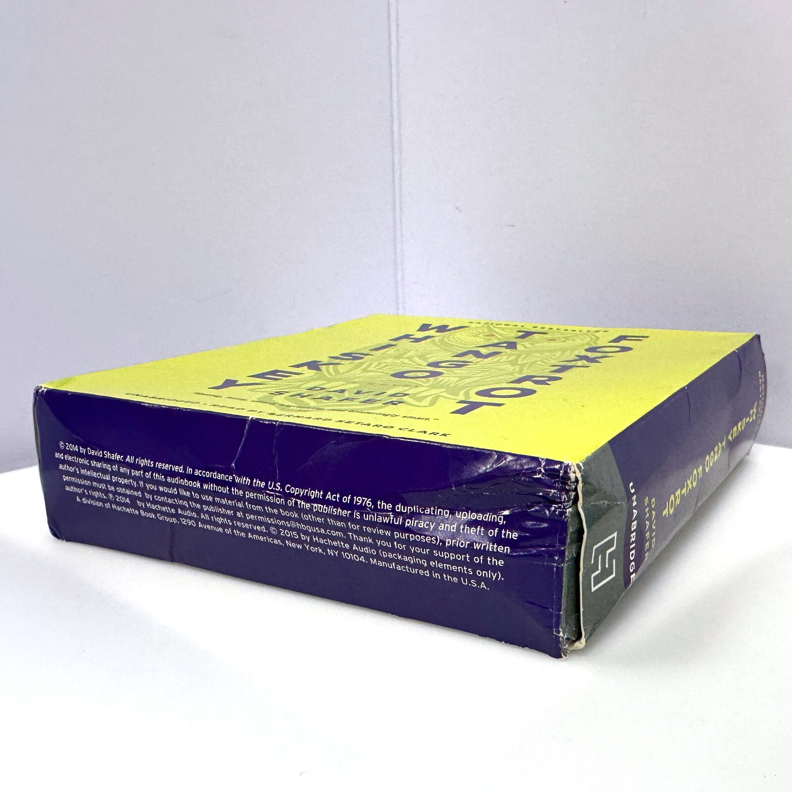 WHISKEY TANGO FOXTROT by David Shafer — Unabridged on 13 CDs — Not Ex- Library!