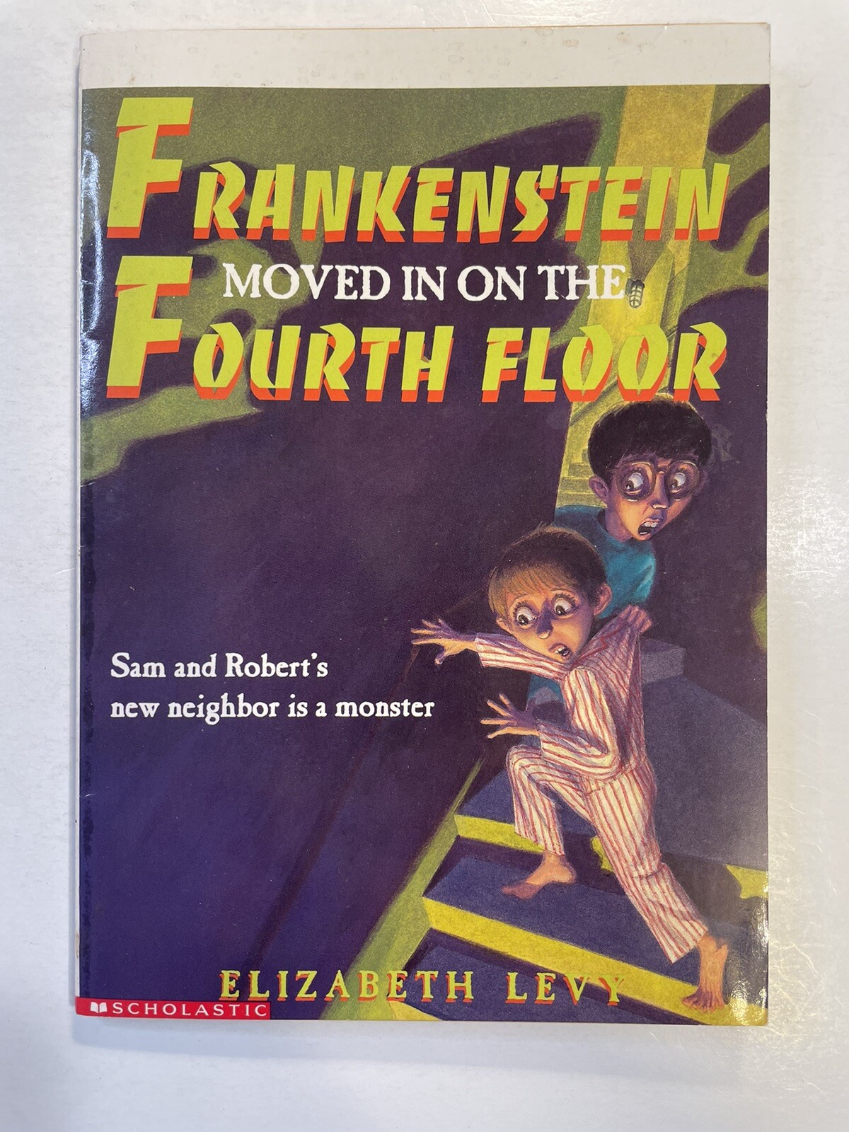 Frankenstein Moved In on the Fourth Floor- paperback Elizabeth Levy