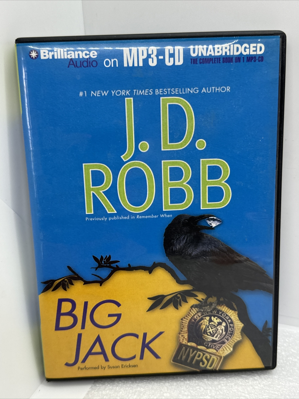 Lot of 9 Mystery Audiobooks, MP3 CDs J.D. Robb JT Ellison Gregg Olsen & Sokoloff