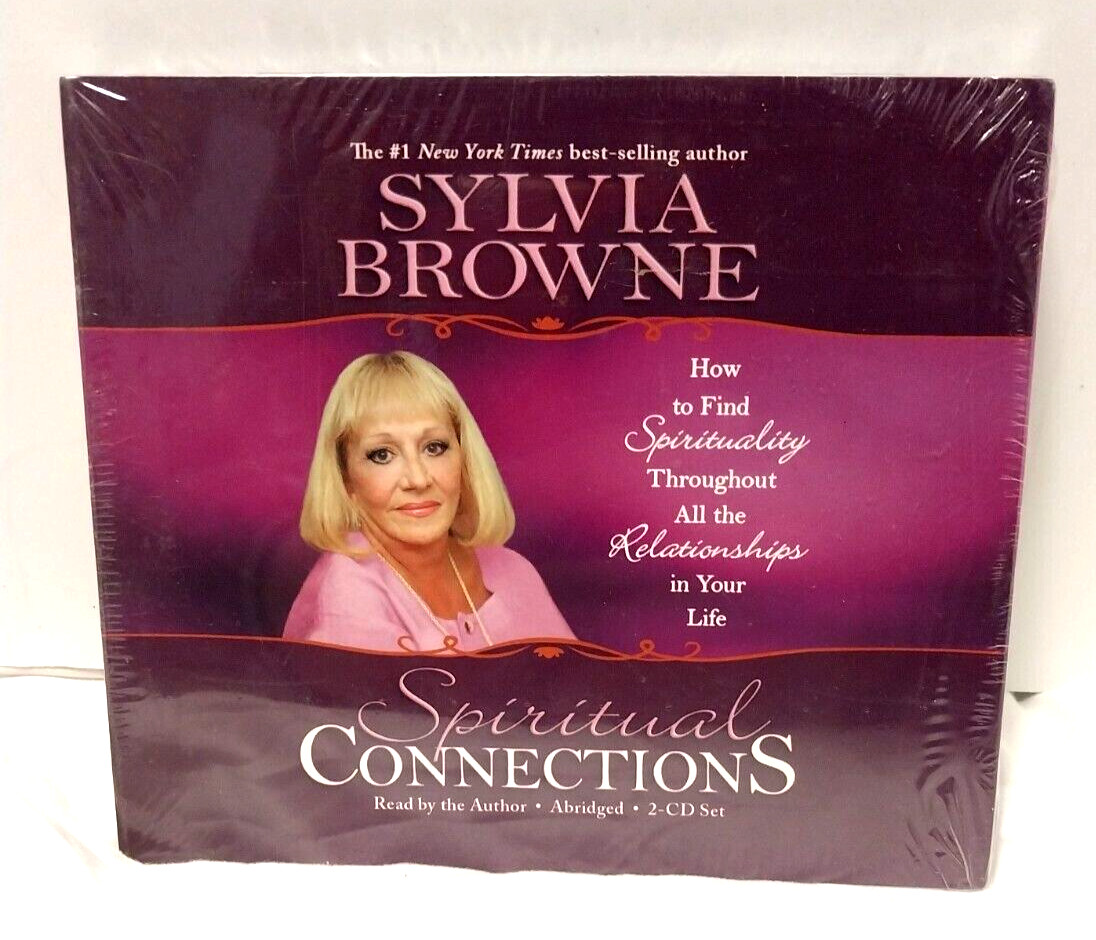 2-CD Set Spiritual Connections : How to Find Spirituality ….Sylvia Browne New!