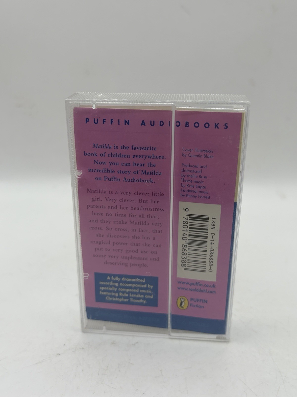 Children’s Story Cassette Tape Matilda By Roald Dahl 1985 Audiobook
