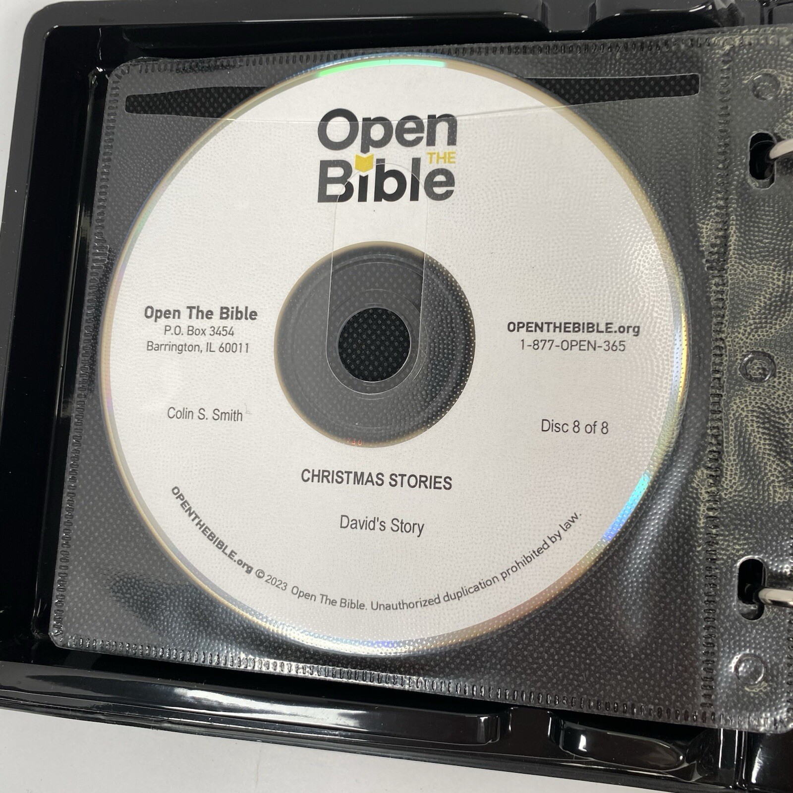 Open The Bible CHRISTMAS STORIES 8 Audio CD Set Christian Faith — Colin S. Smith