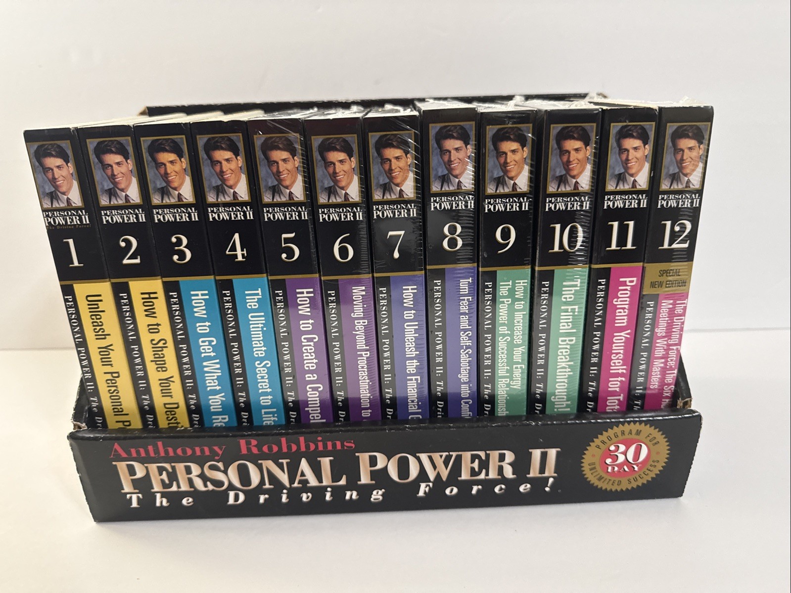 Anthony Robbins Personal Power II 30 Day Success 24 CASSETTE SET AUDIOBOOK VTG