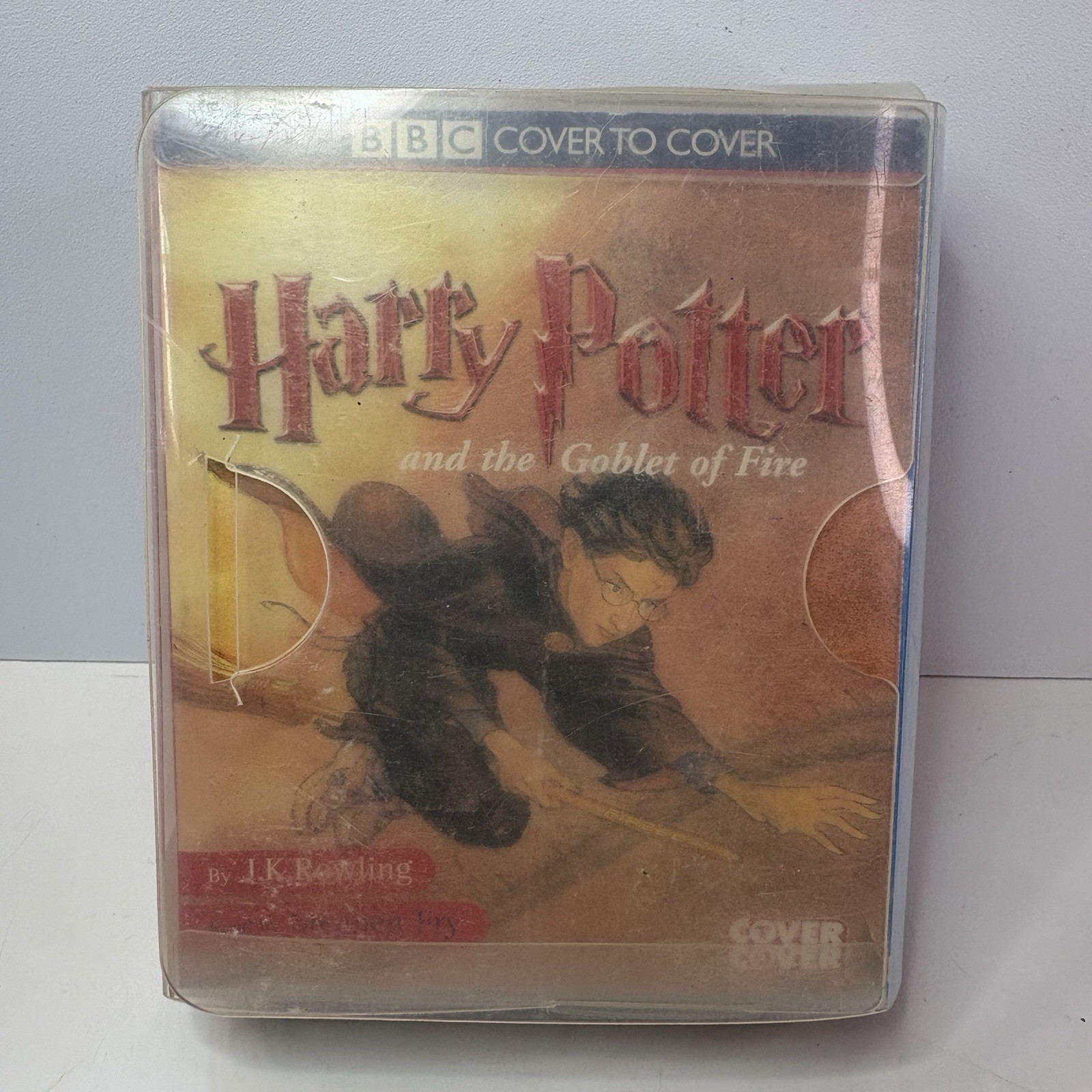 Harry Potter Goblet of Fire Part 2 Cassette Audiobook Stephen Fry BBC 7 Tapes