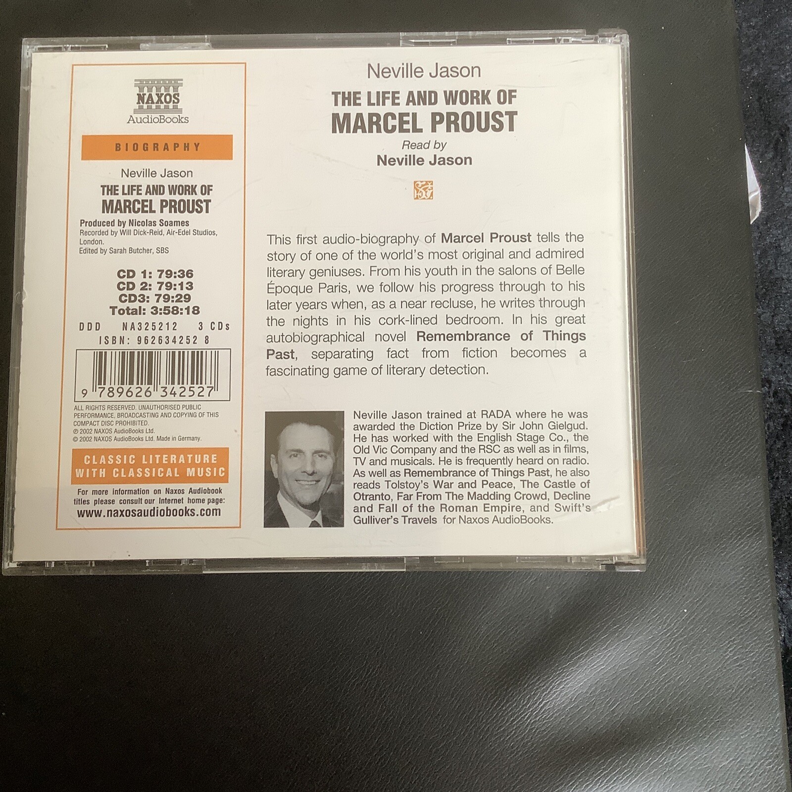The Life and Work of Marcel Proust by Marcel Proust (Audio CD, 2002)