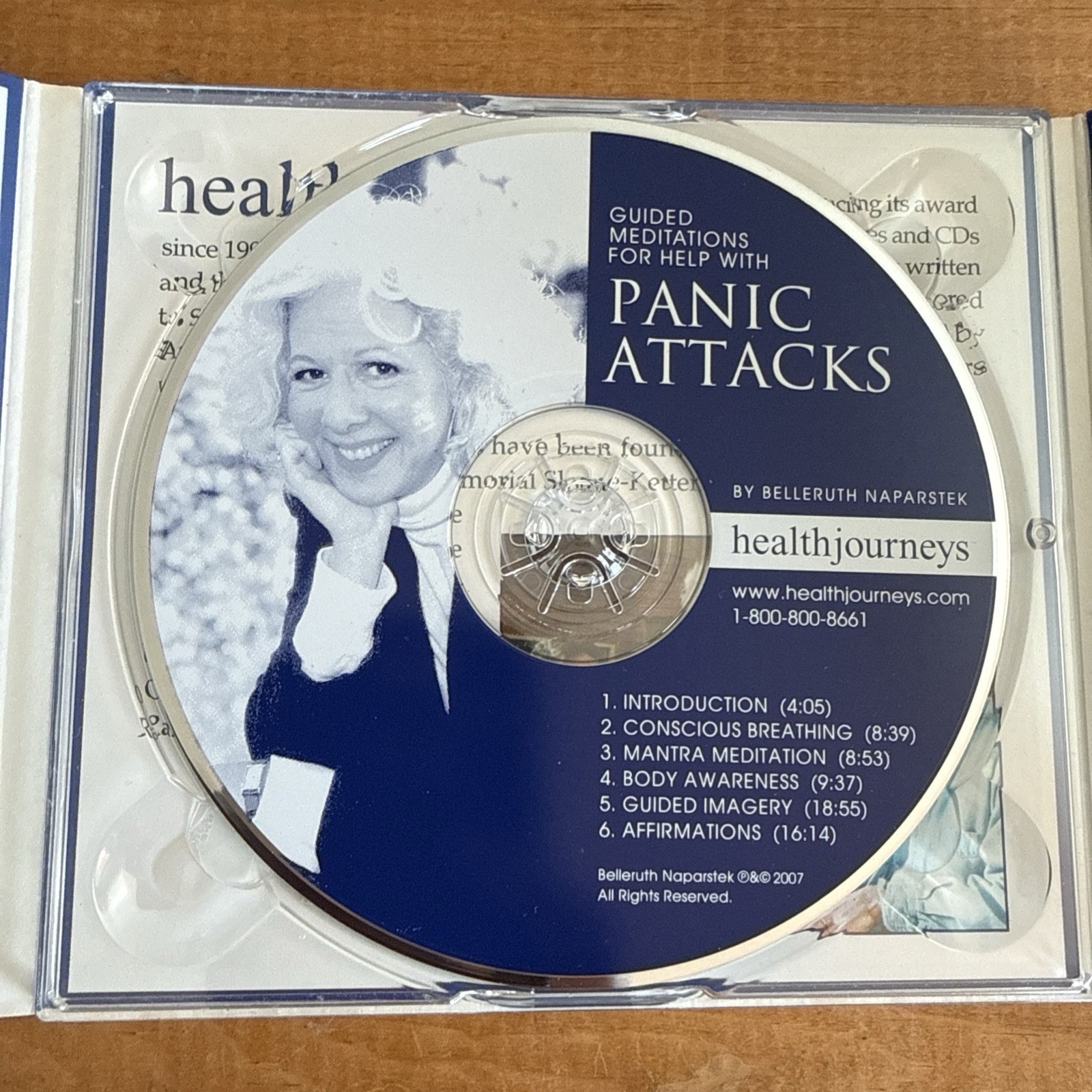STOP ANXIETY & PANIC ATTACKS Self Hypnosis CD Guided Imagery Mind Body Exercises