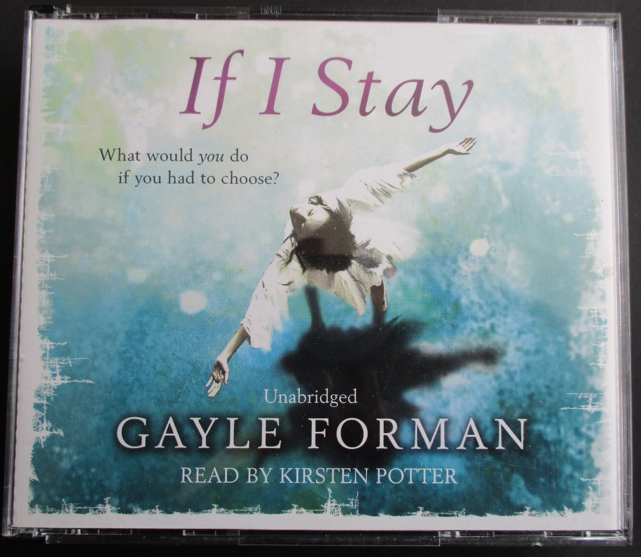 AUDIO BOOK IF I STAY Gayle Forman 4 CDs UNABRIDGED read by Kirsten Potter
