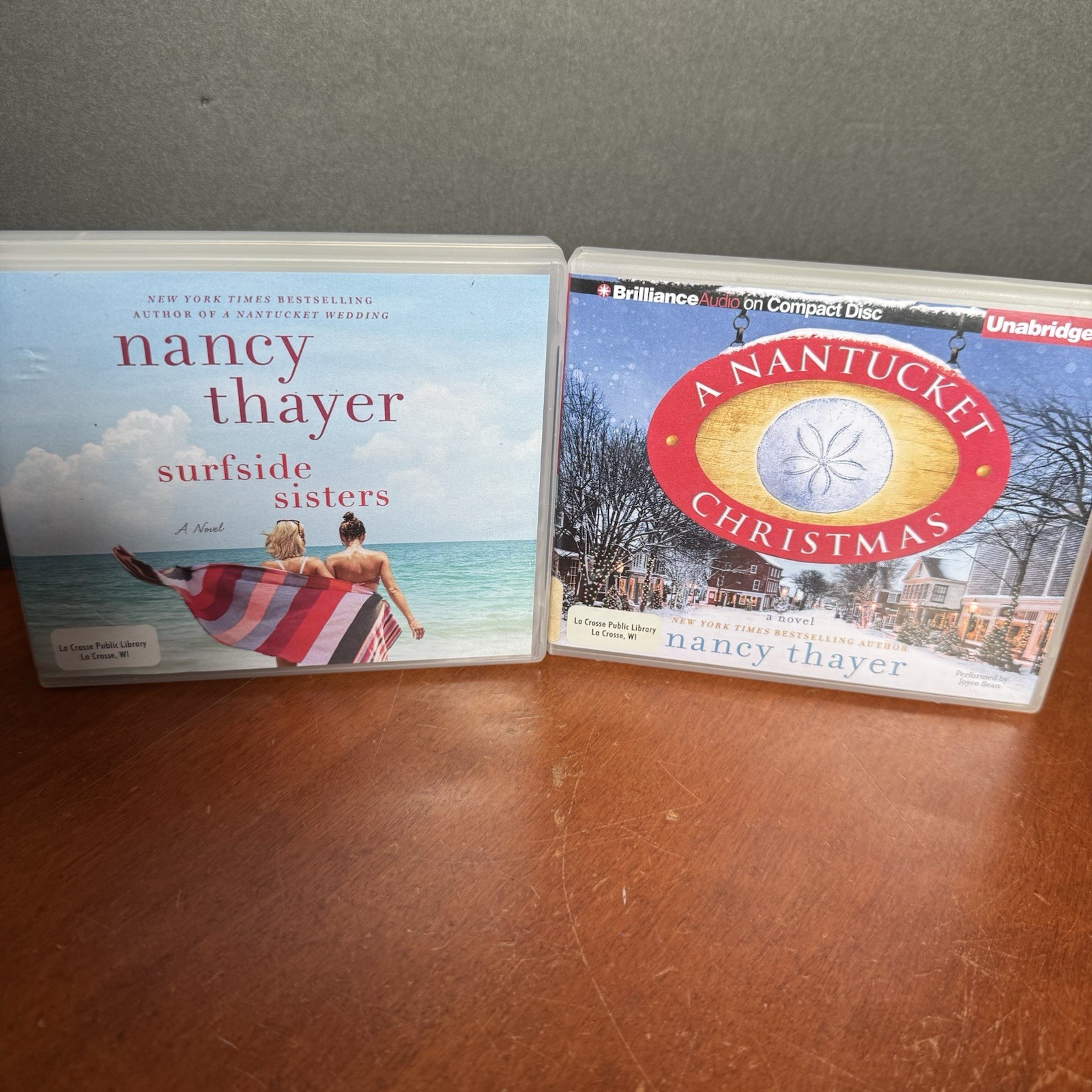 Lot: 2 Nancy Thayer Audio Book Surfside Sisters Nantucket Christmas Romance