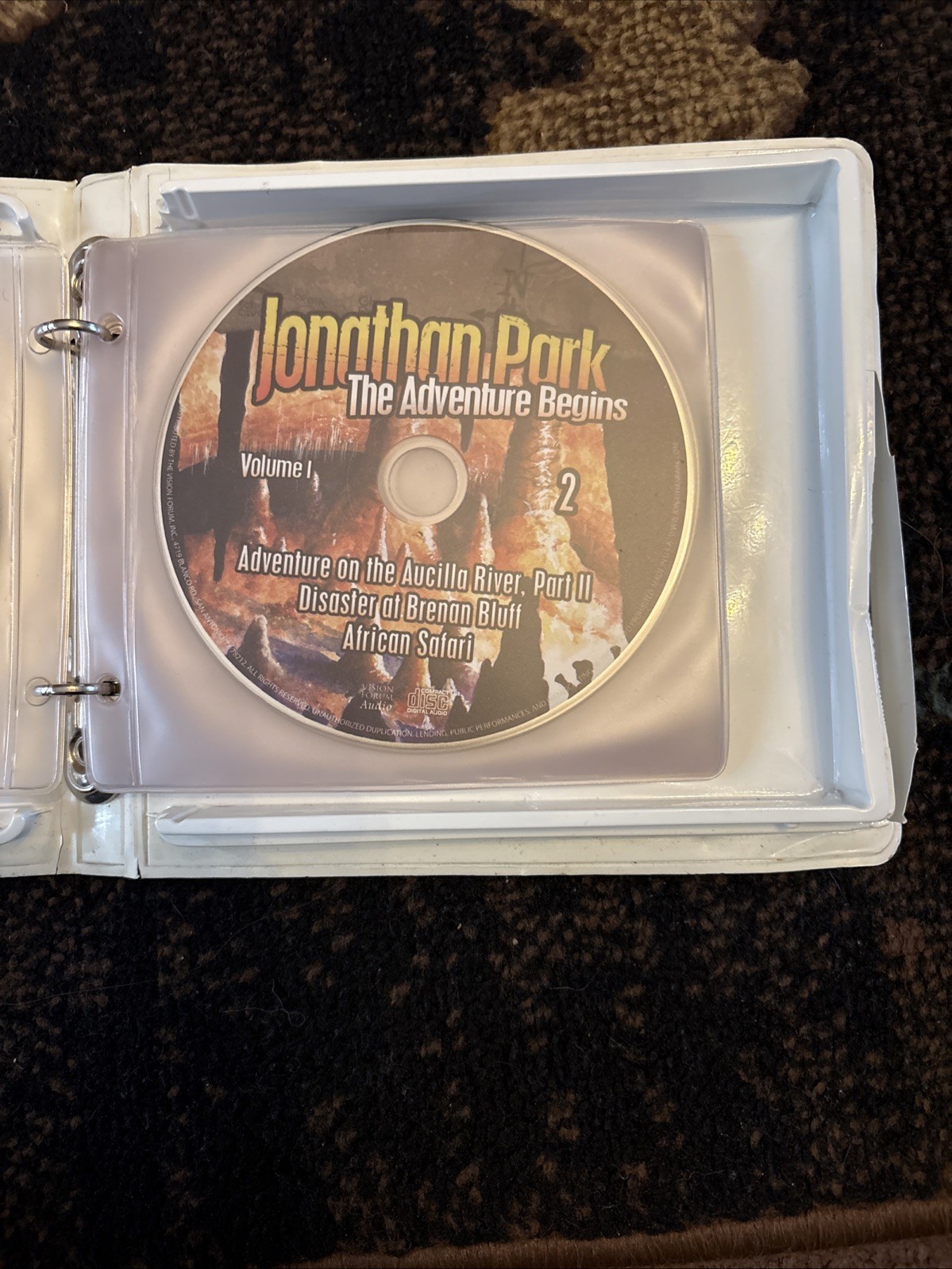 Jonathan Park The Adventure Begins Vol 1 Audio Adventure 4 CDs In Sleeves & Case