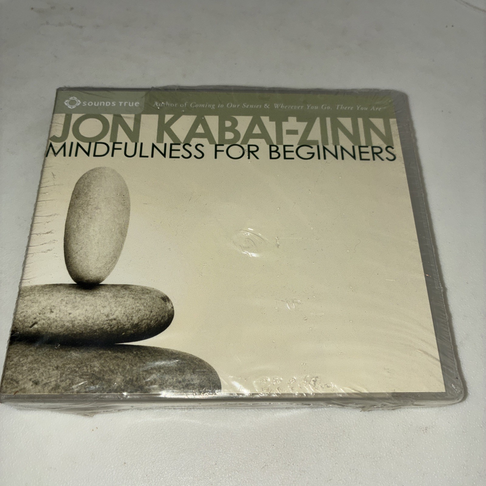 Mindfulness For Beginners — Jon Kabat-Zinn — New But Plastic Ripped At Top