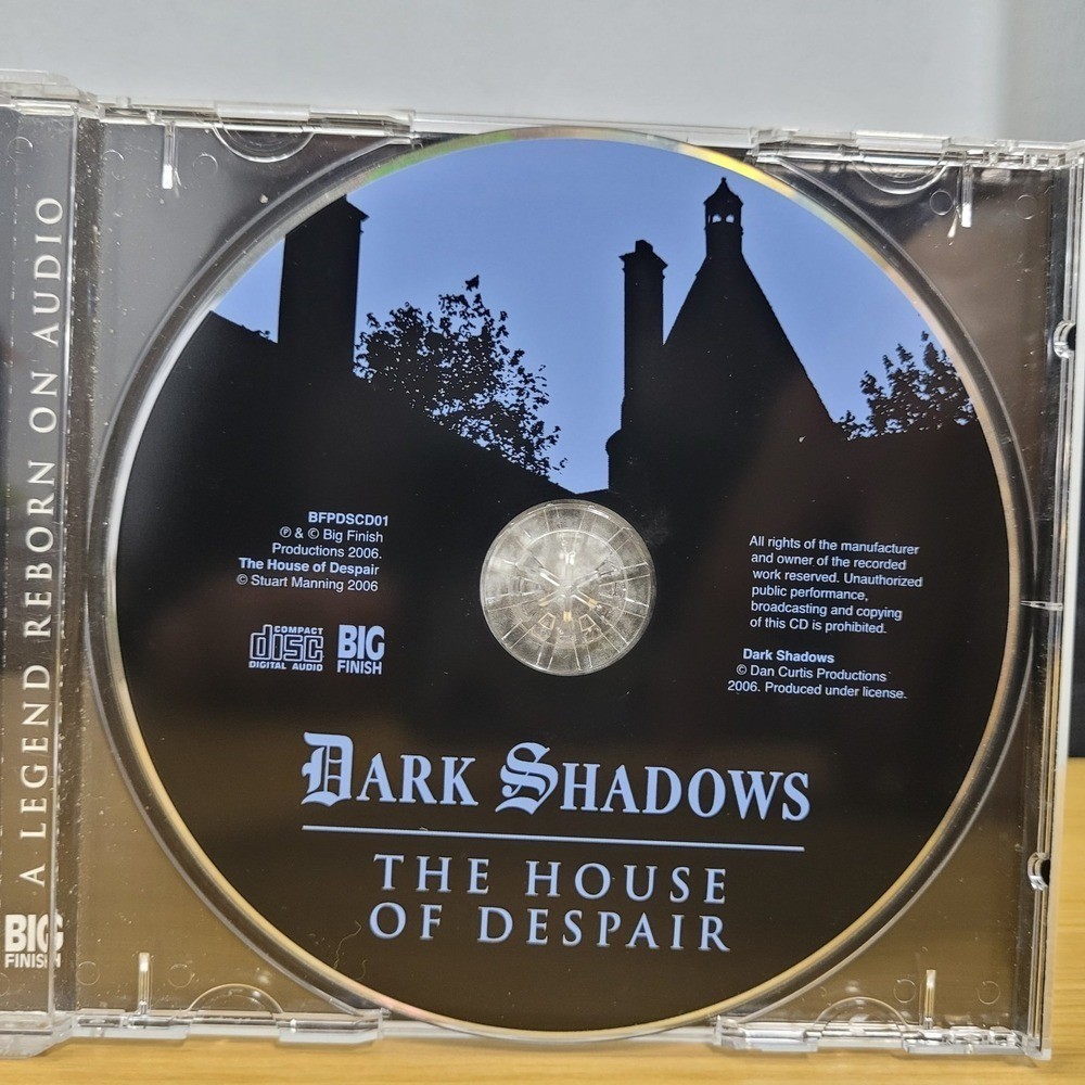 Dark Shadows The House of Despair Audiobook CD 2010 Signed David Selby Autograph