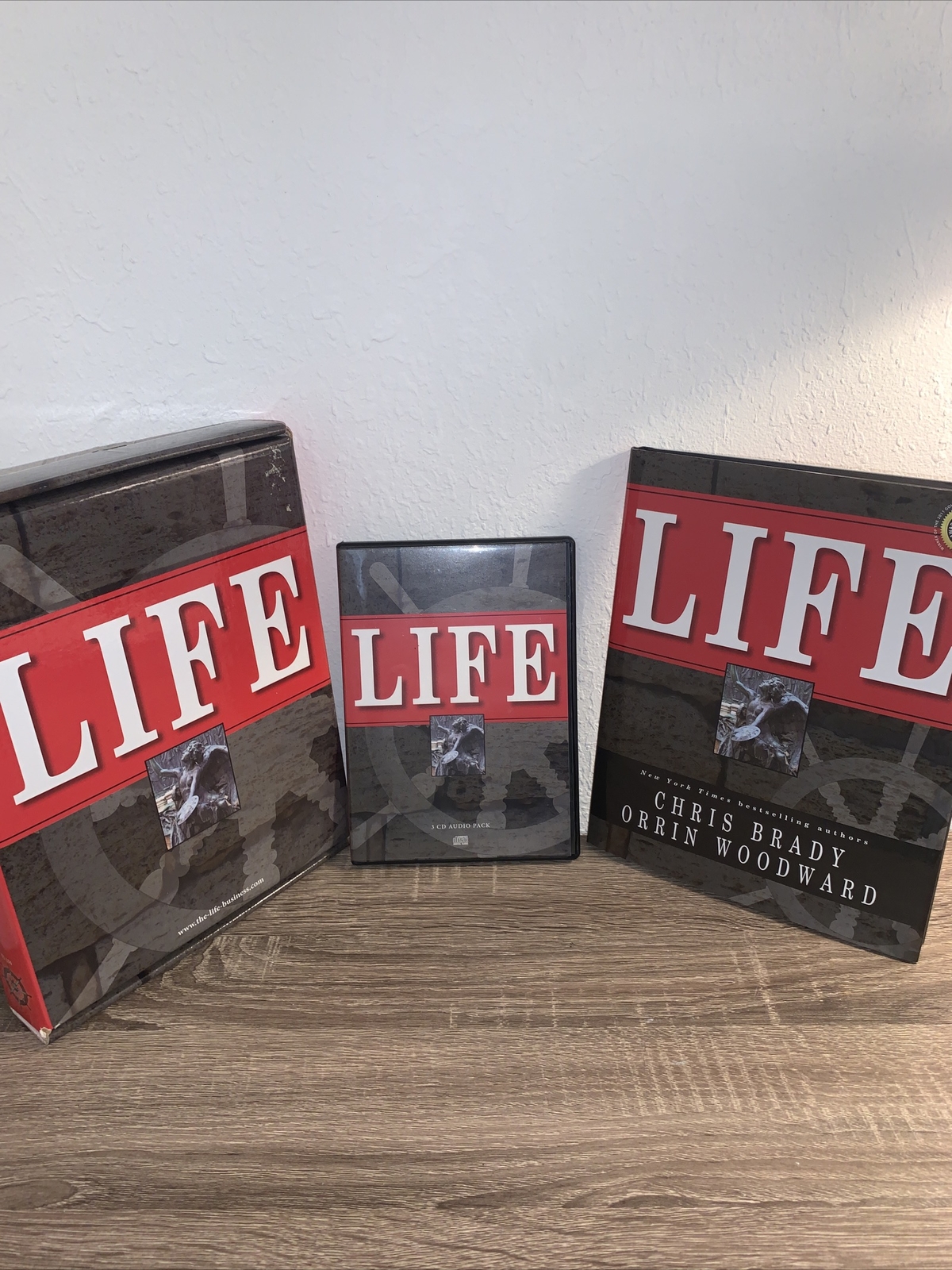 Chris Brady & Orrin Woodward 2011 LIFE Box Set HC Book w/Jacket 3 CD Audio Pack