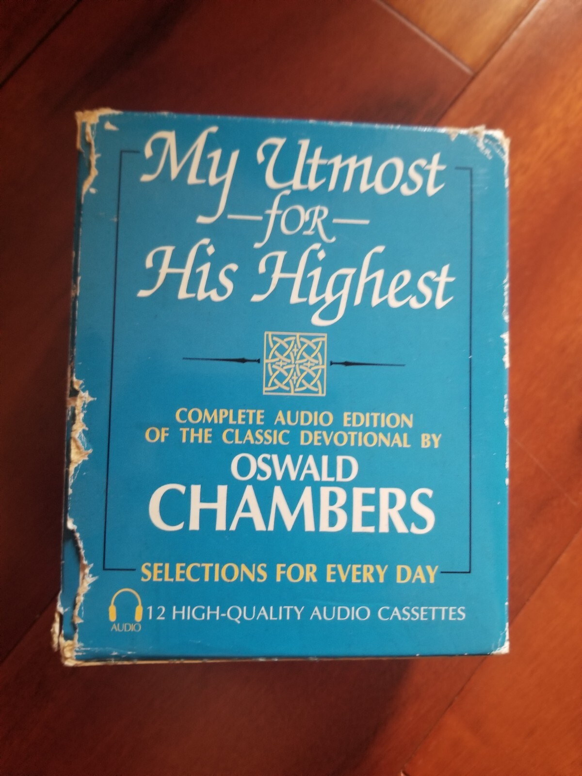 My Utmost For His Highest Audiobook on TAPE super rare 12 tapes complete