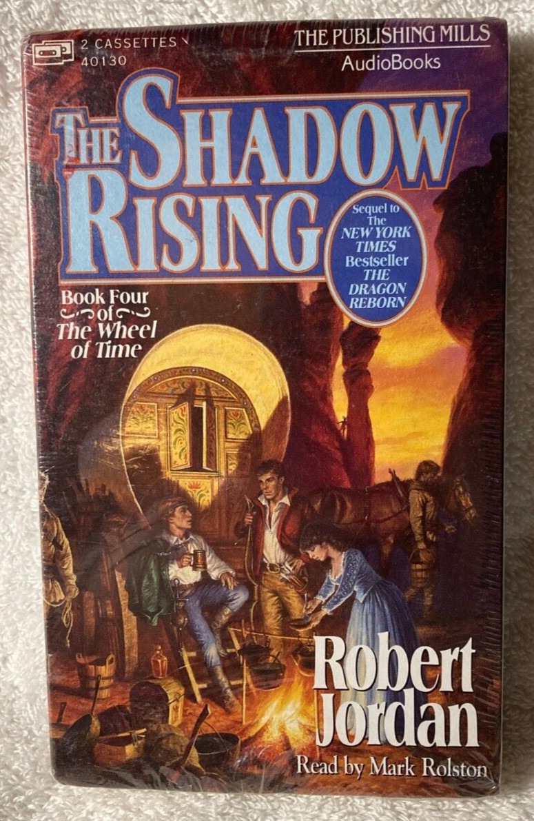 The Wheel of Time Ser — The Shadow Rising by Robert Jordan 1992 Audio Cassettes