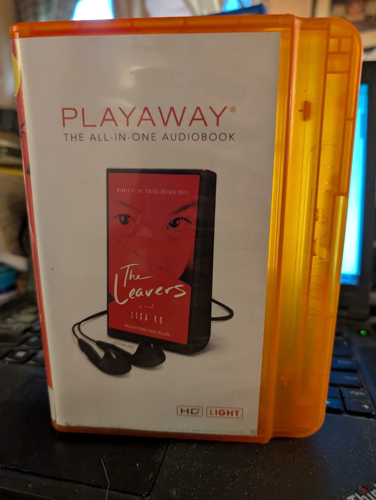 The Leavers Lisa Ko Playaway Audiobook 15 Hrs Unabridged ISBN 9781509458011 VG