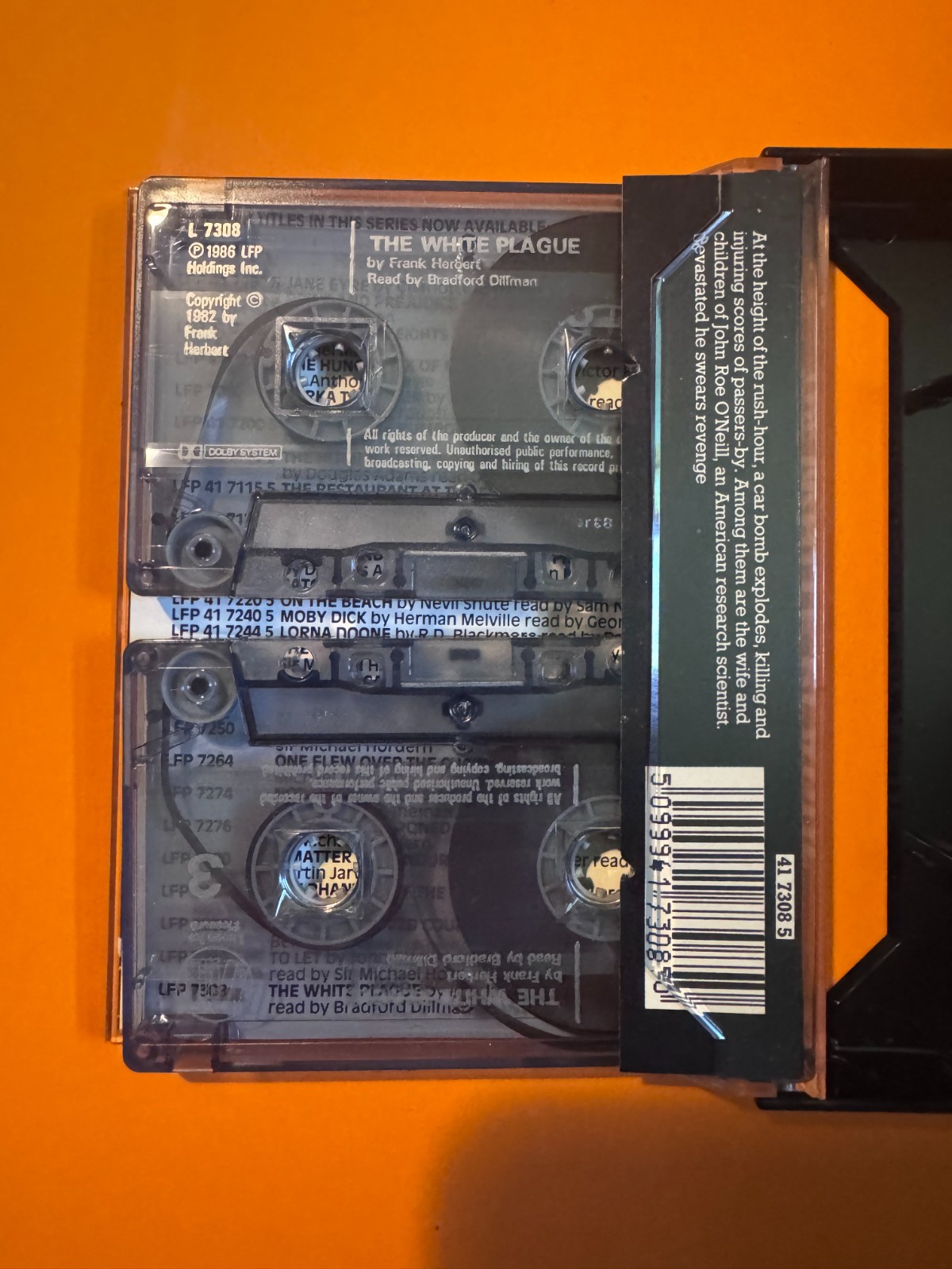 The White Plague Frank Herbert Cassette Audiobook