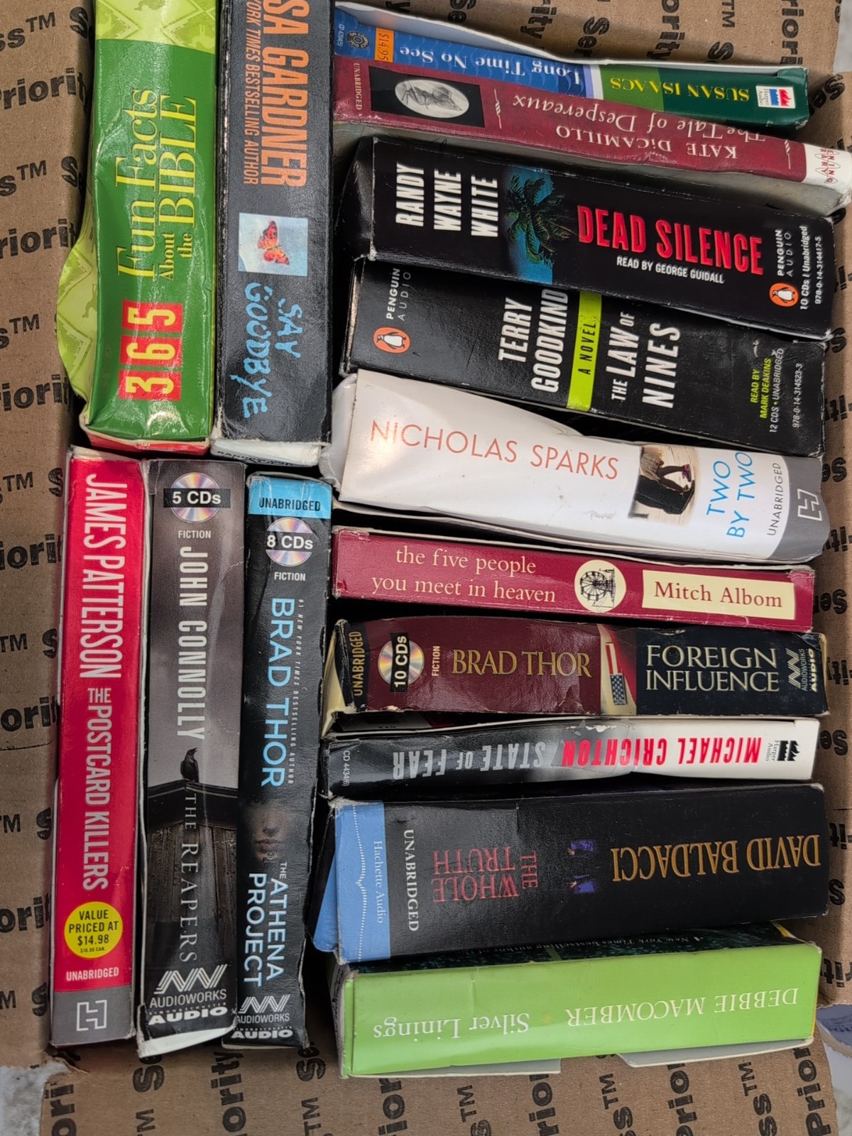 Mixed Lot of 15 Audio Books on CD Thriller Mystery Drama Suspense +More T6#217