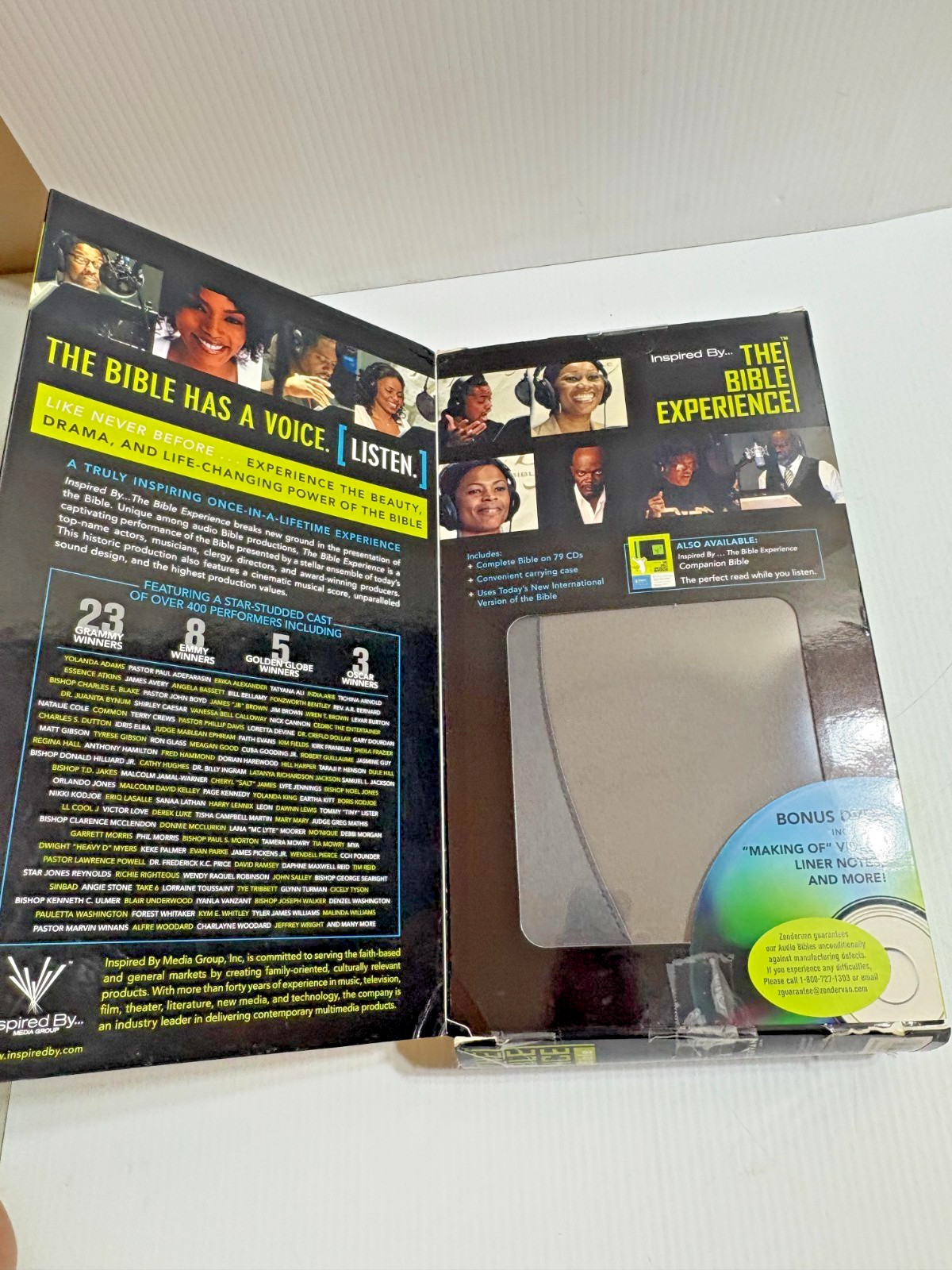 The Bible Experience The Complete Bible Audio 79 CD Set Audiobook 2007