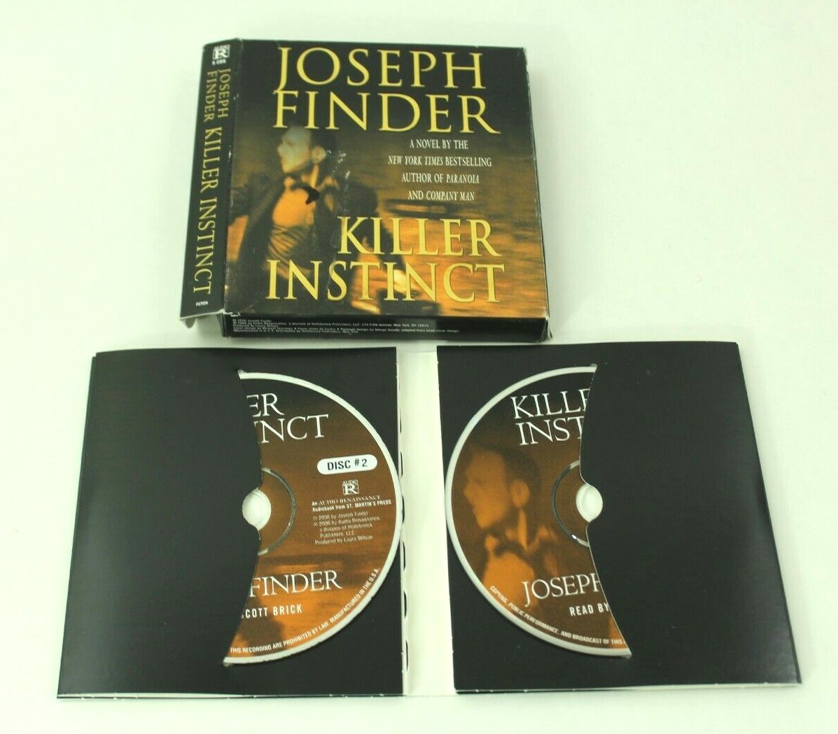 KILLER INSTINCT by Joseph Finder 5 CD SET Audiobook VGC