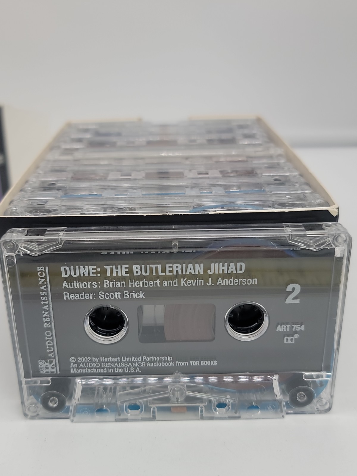 Dune Series The Butlerian Jihad Book on Tape Cassette Read by Scott Brick