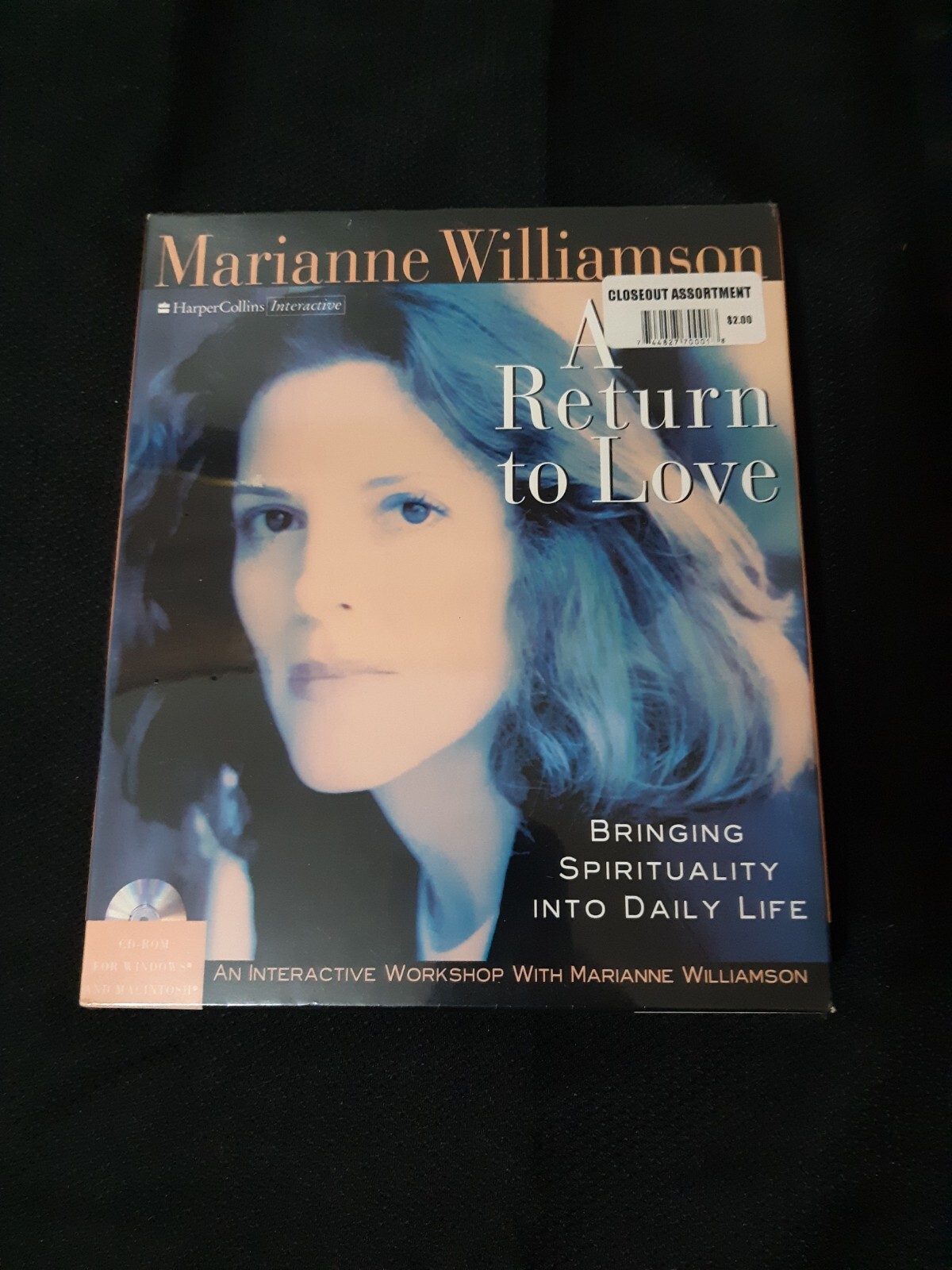 Marianne Williamson A Return To Love Interactive CD ROM New Sealed