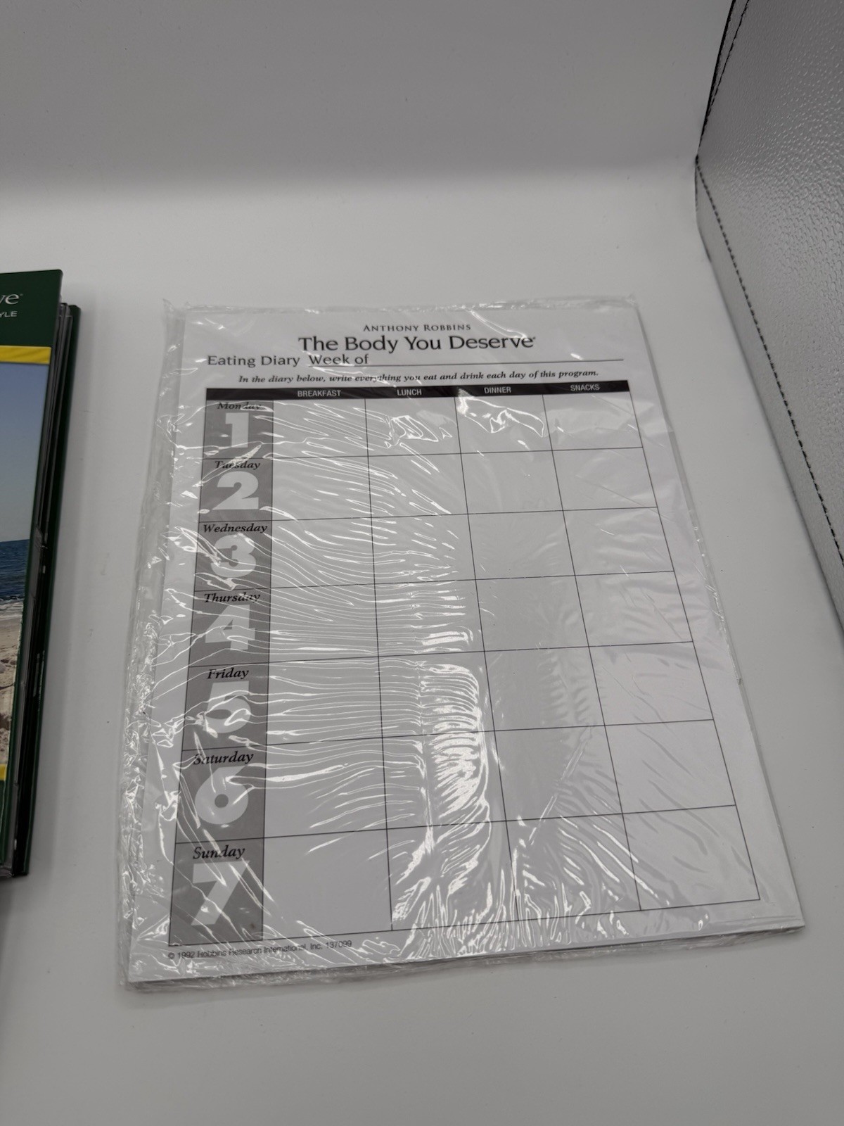 Anthony Robbins The Body You Deserve 10 CDs Workbook Planner DVD Weight Loss